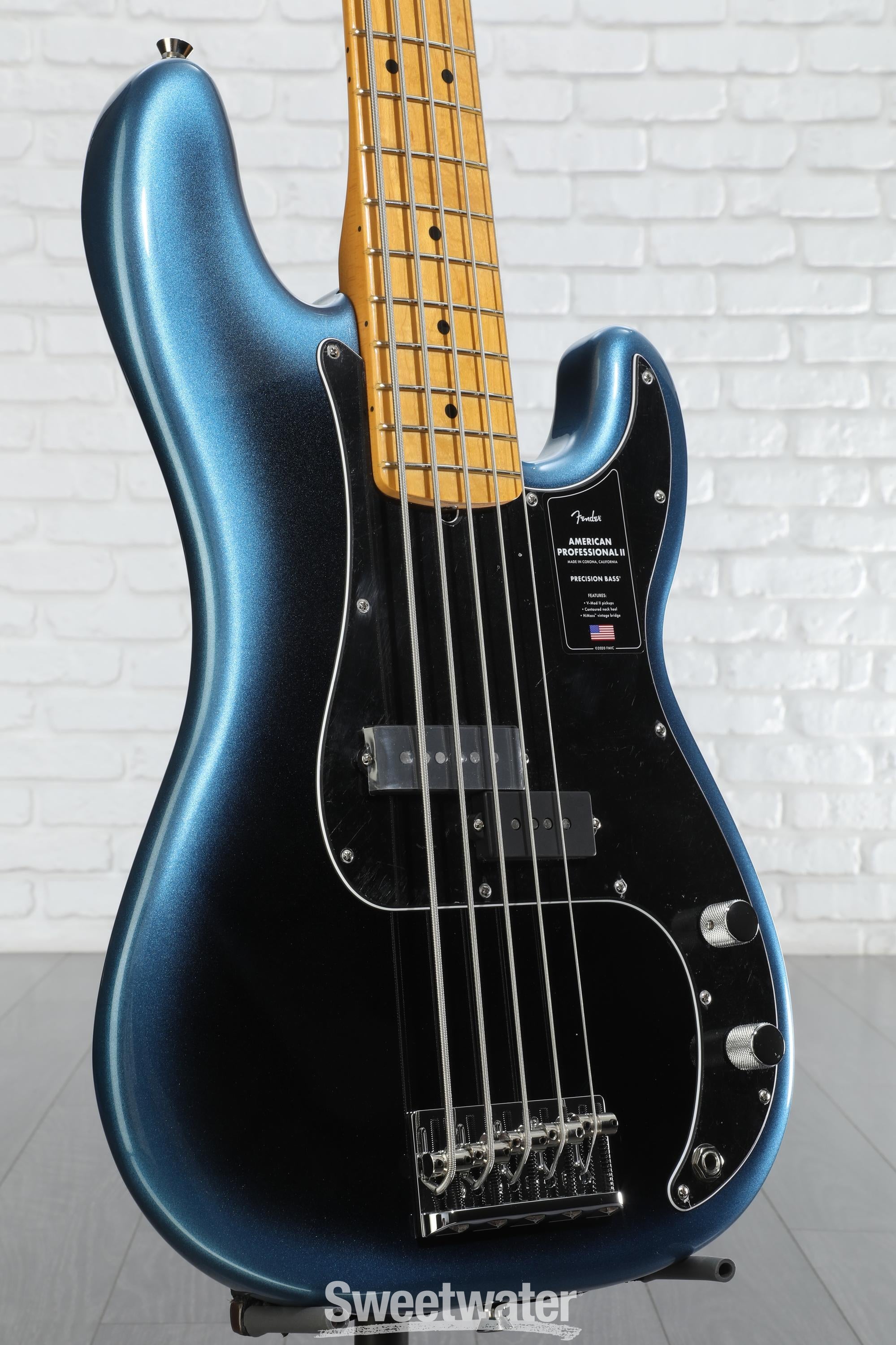 ベース Fender USA ProfessionalII PrecisionBassV Fender American Professional II Precision Bass V - Dark