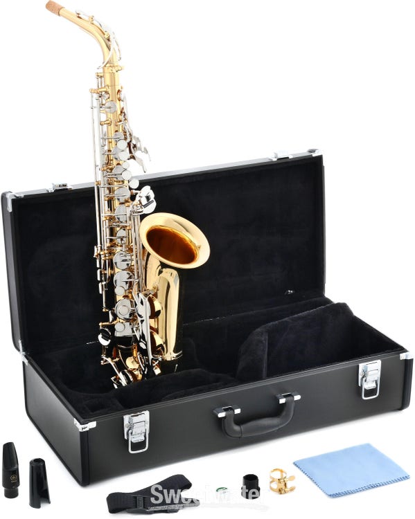 Yamaha YAS-26 Alto Saxophone Outfit Rental - Student Deluxe