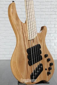 Dingwall Guitars Combustion 5-string Electric Bass - Natural Ash with Maple Fingerboard