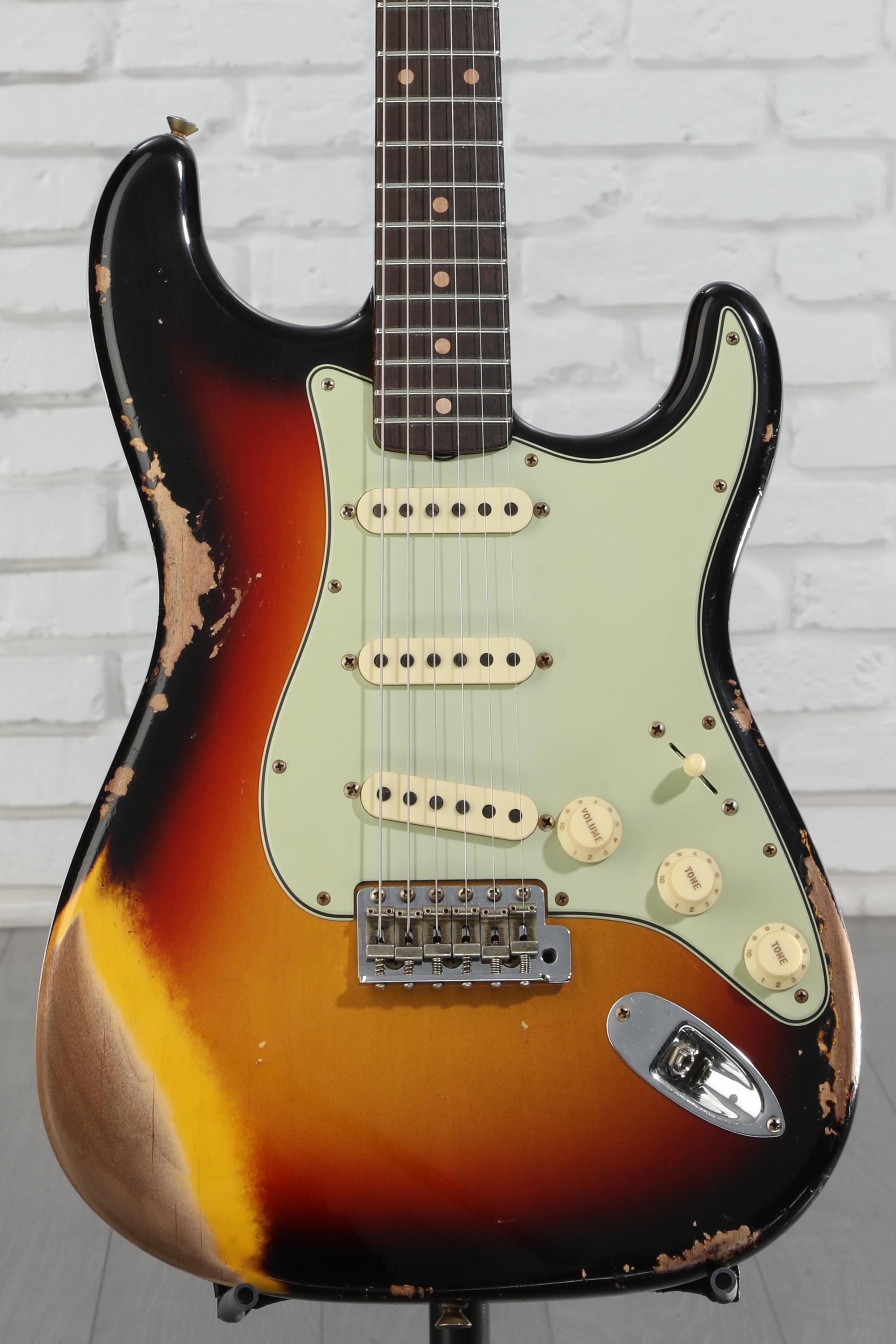 ★Custom oder HardRelic Sunburst Strato★ Fender Custom Shop '62 Stratocaster Heavy Relic- Faded Aged