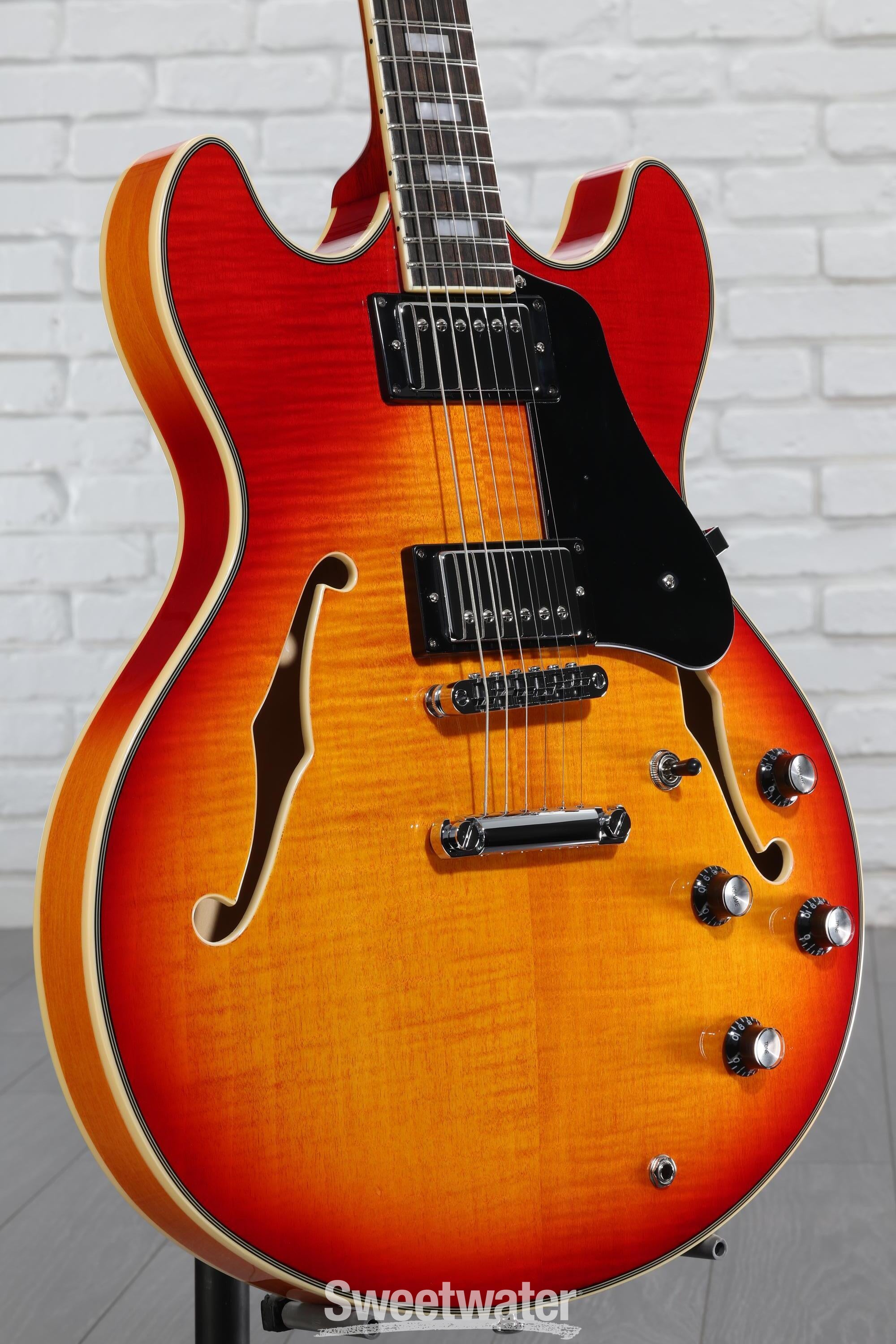 Sire Larry Carlton H7 Semi-hollow Electric Guitar - Cherry