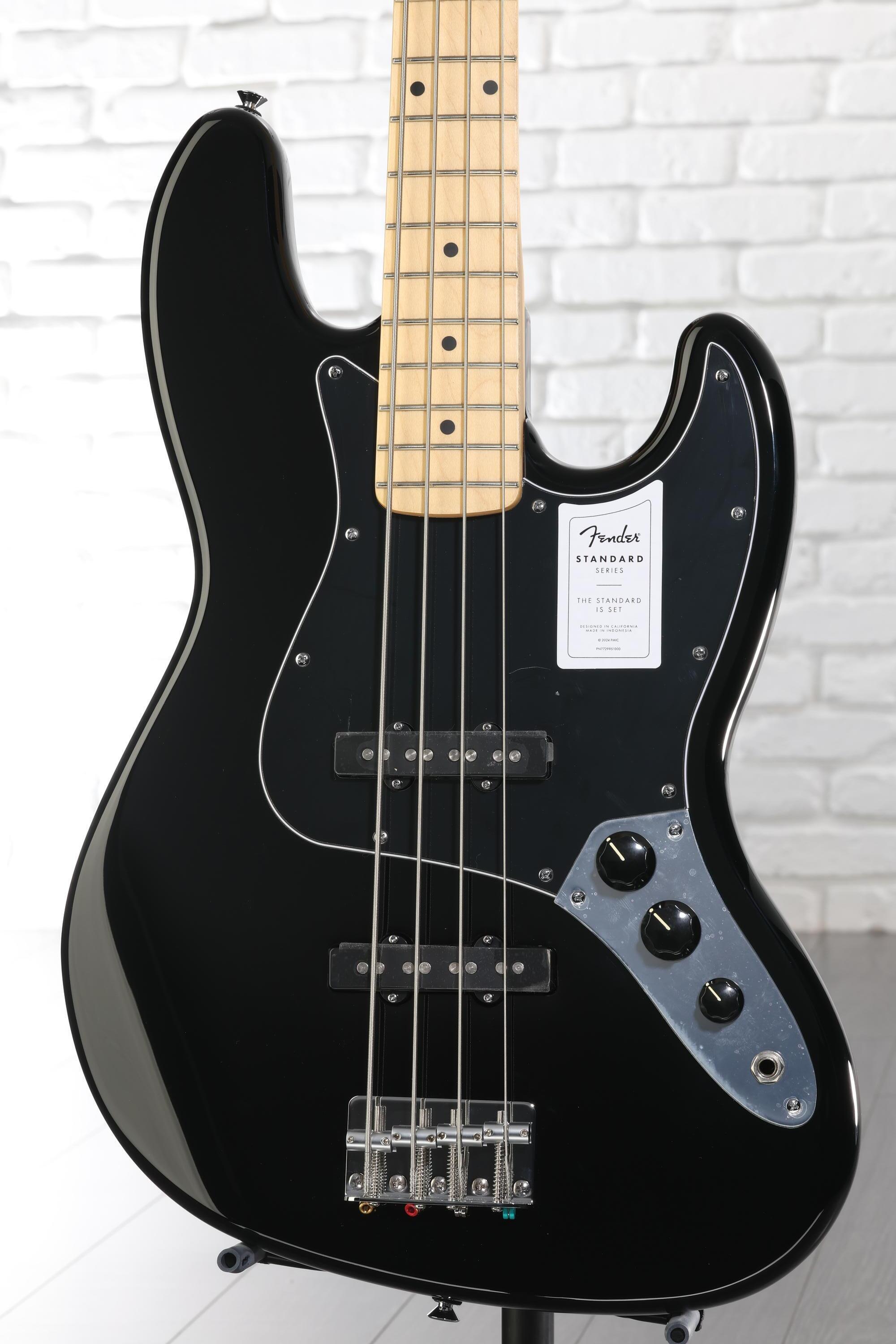 fender USA american standard jazz bass 黒 Fender Standard Jazz Bass - Black – Will West Music and Sound