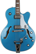 Epiphone Emperor Swingster Hollowbody - Delta Blue Metallic
