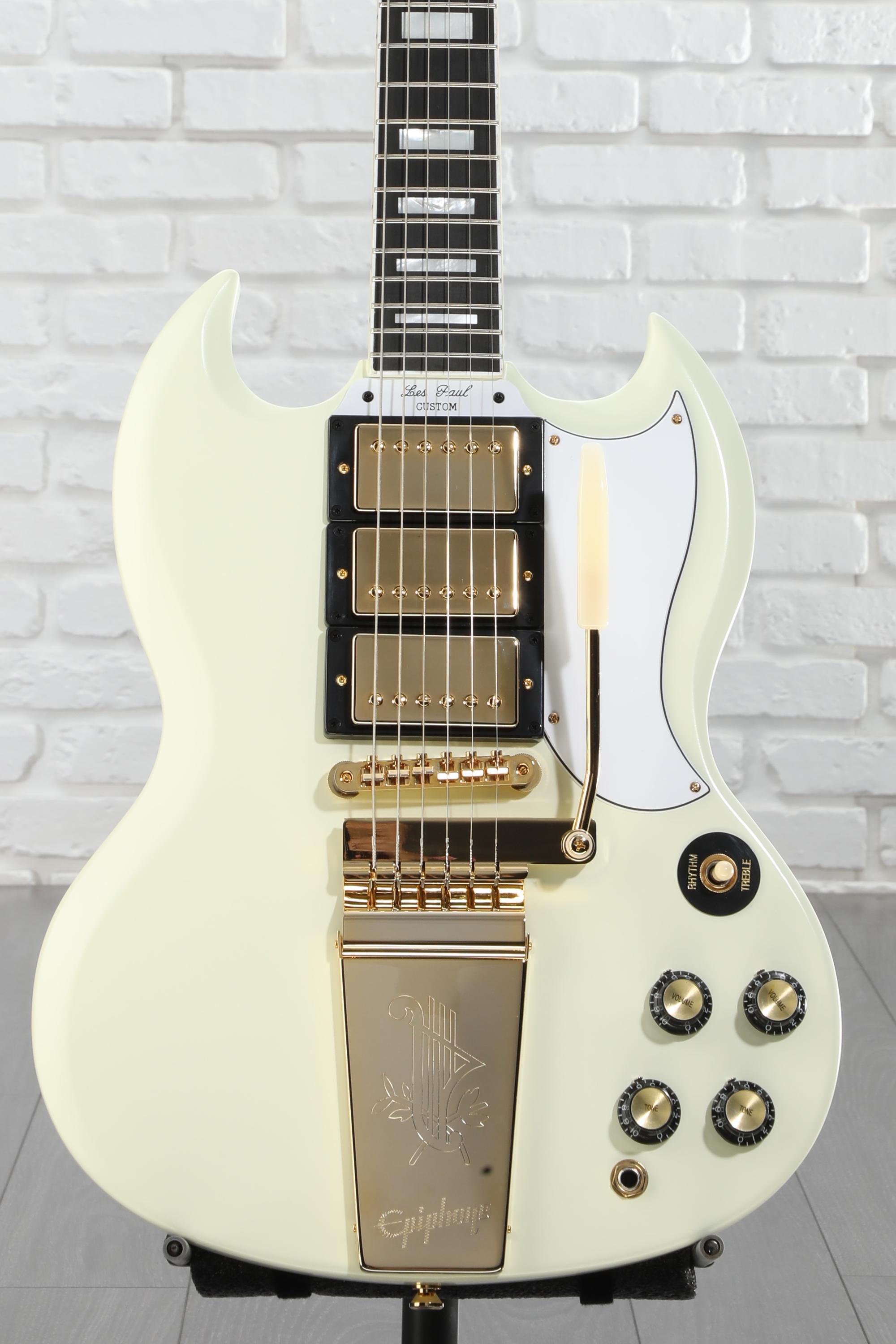 Epiphone 1963 SG Custom Electric Guitar - Classic White VOS
