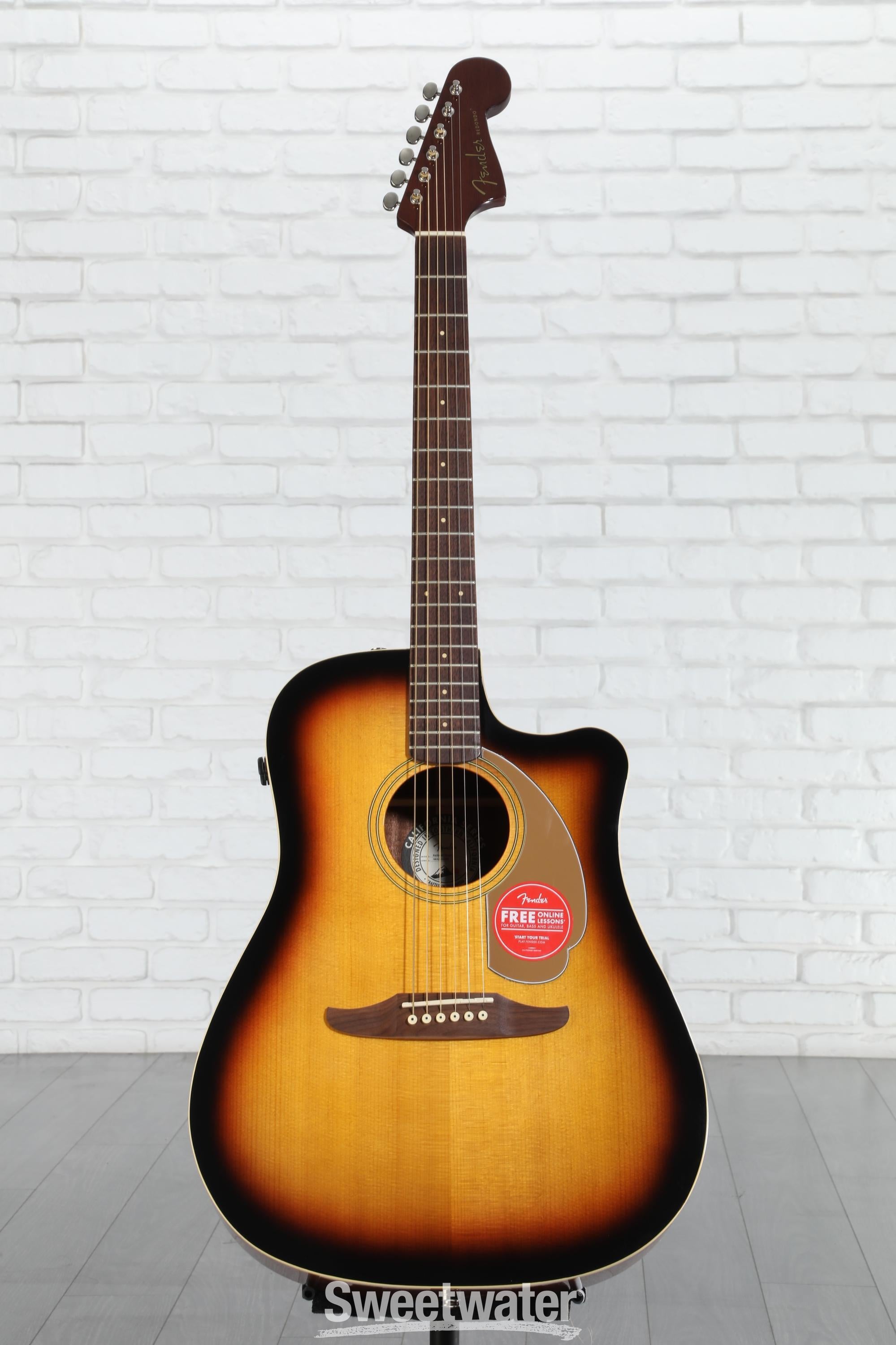 Fender Redondo Playerサンバースト Fender Redondo Player Acoustic-electric Guitar - Sunburst | Sweetwater
