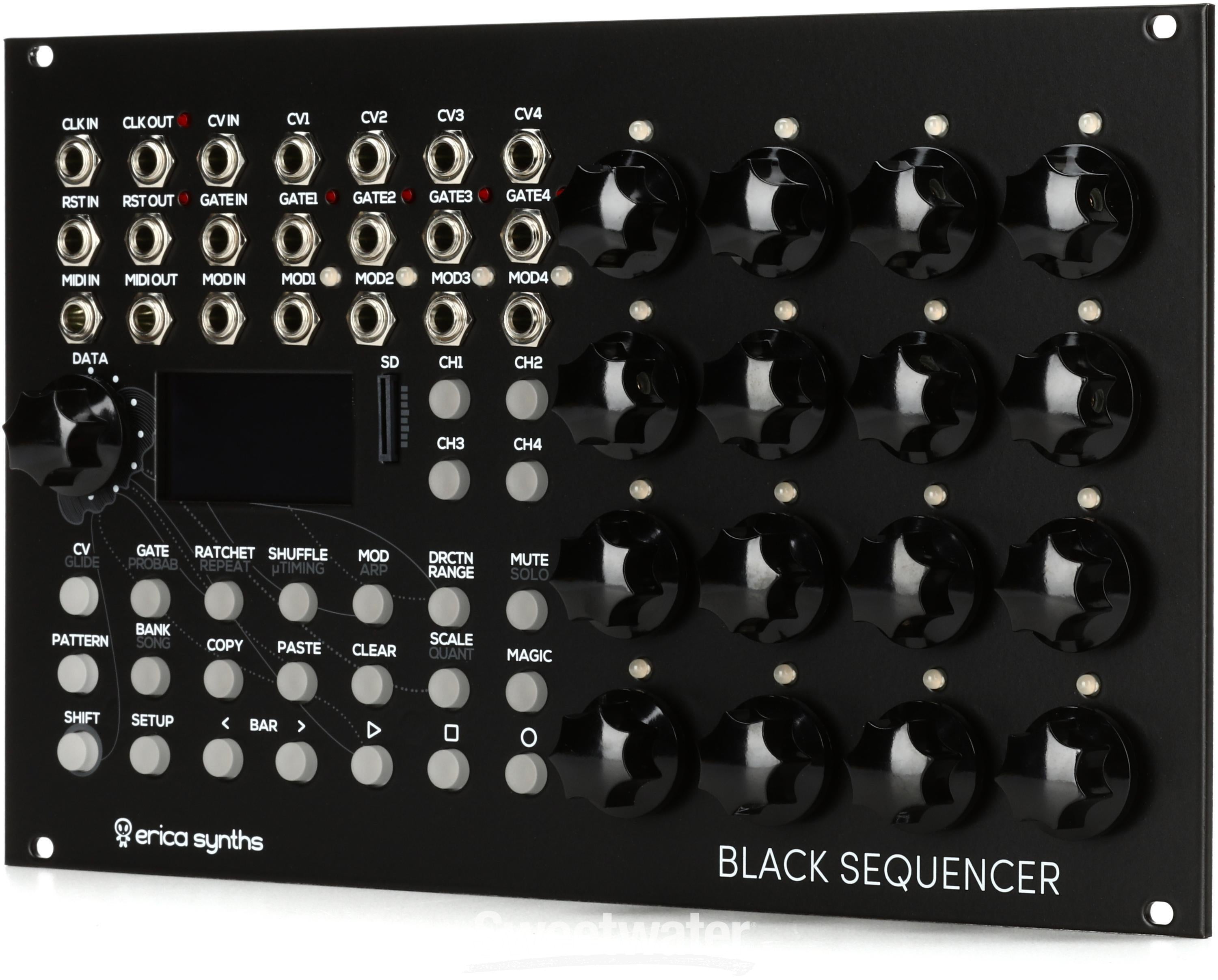Erica Synths Black Sequencer Eurorack Sequencer Module Reviews