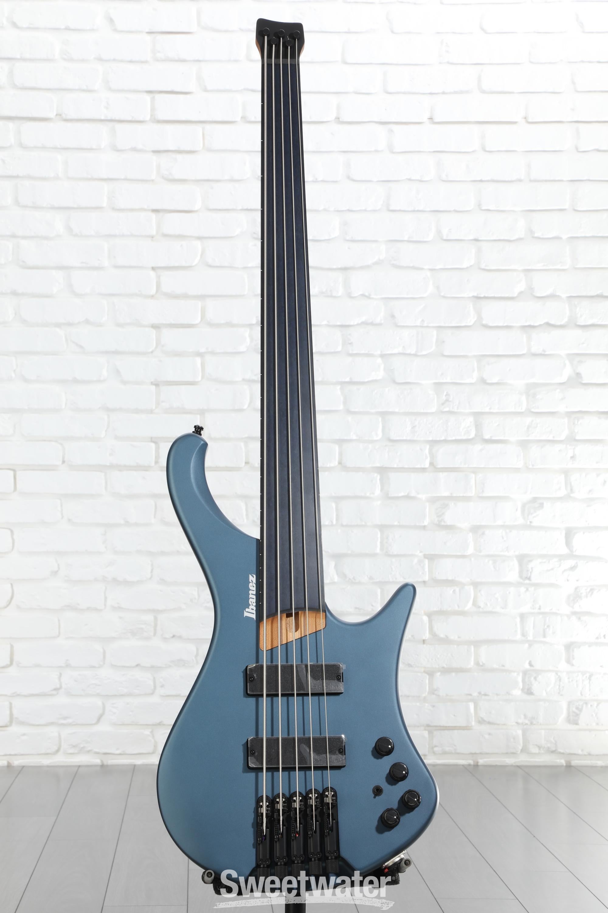 Ibanez Standard EHB1005F Fretless 5-string Bass Guitar - Arctic