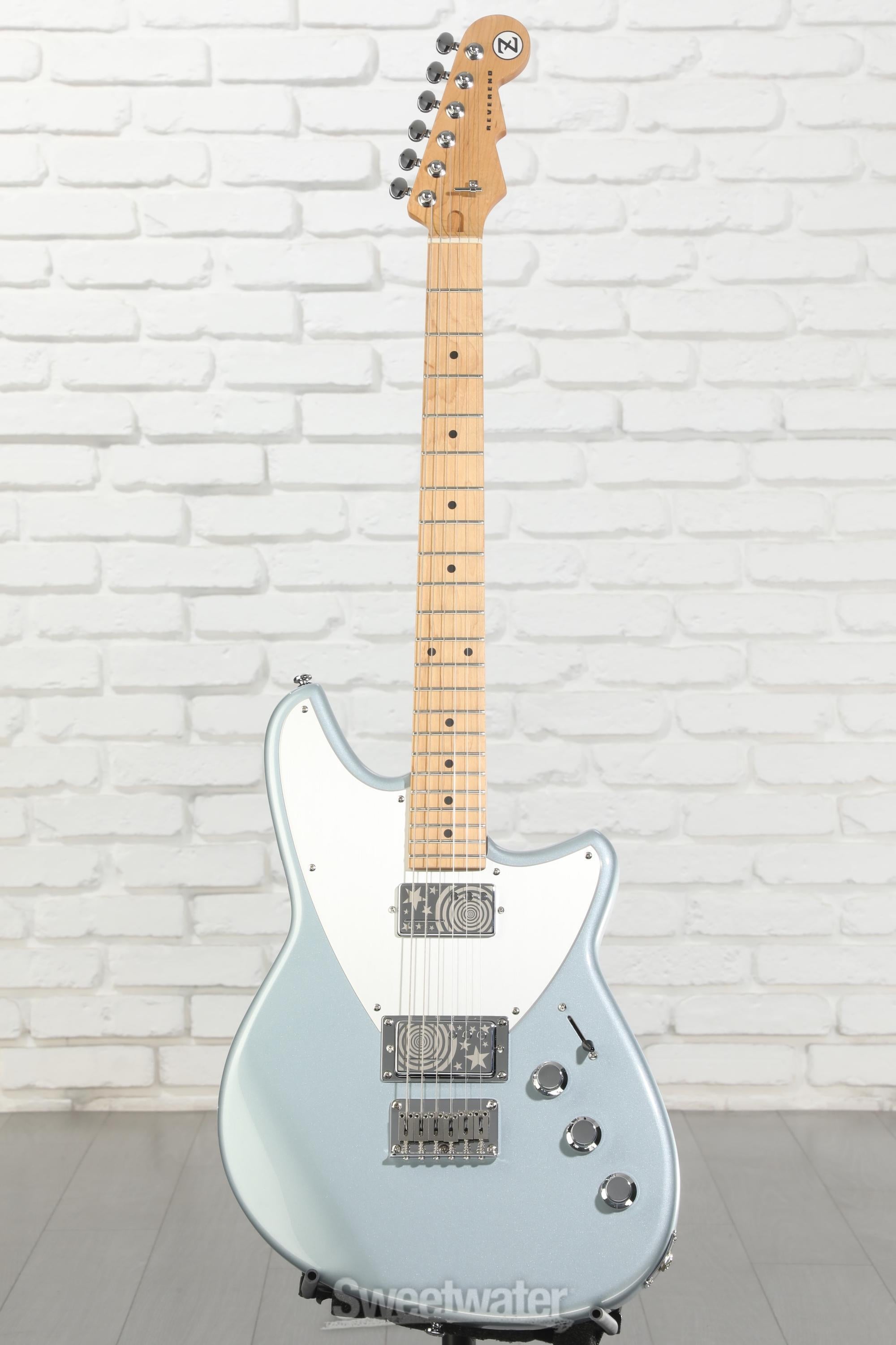 Reverend Billy Corgan Z-One Electric Guitar - Silver Freeze
