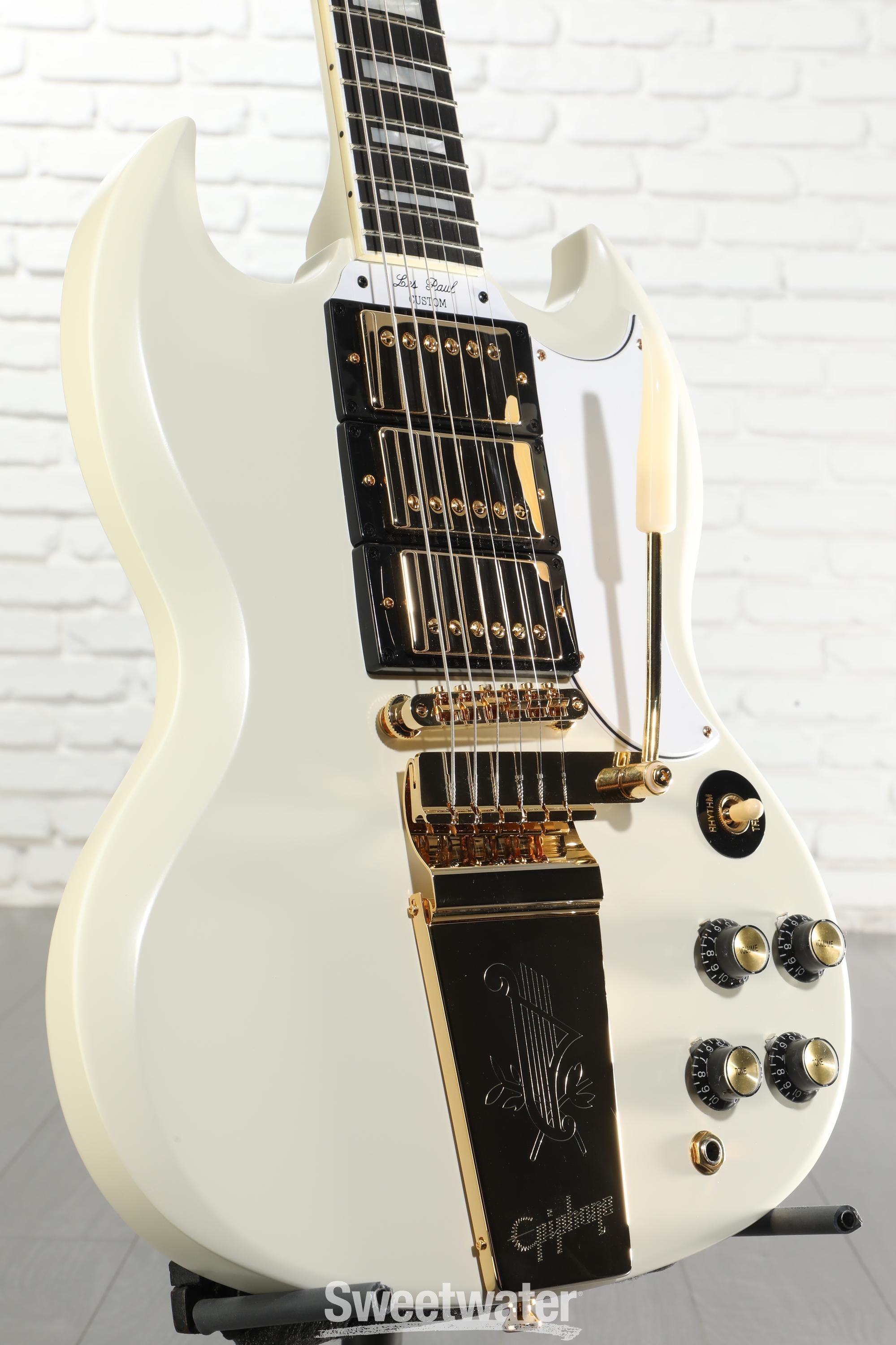 Epiphone 1963 SG Custom Electric Guitar - Classic White VOS