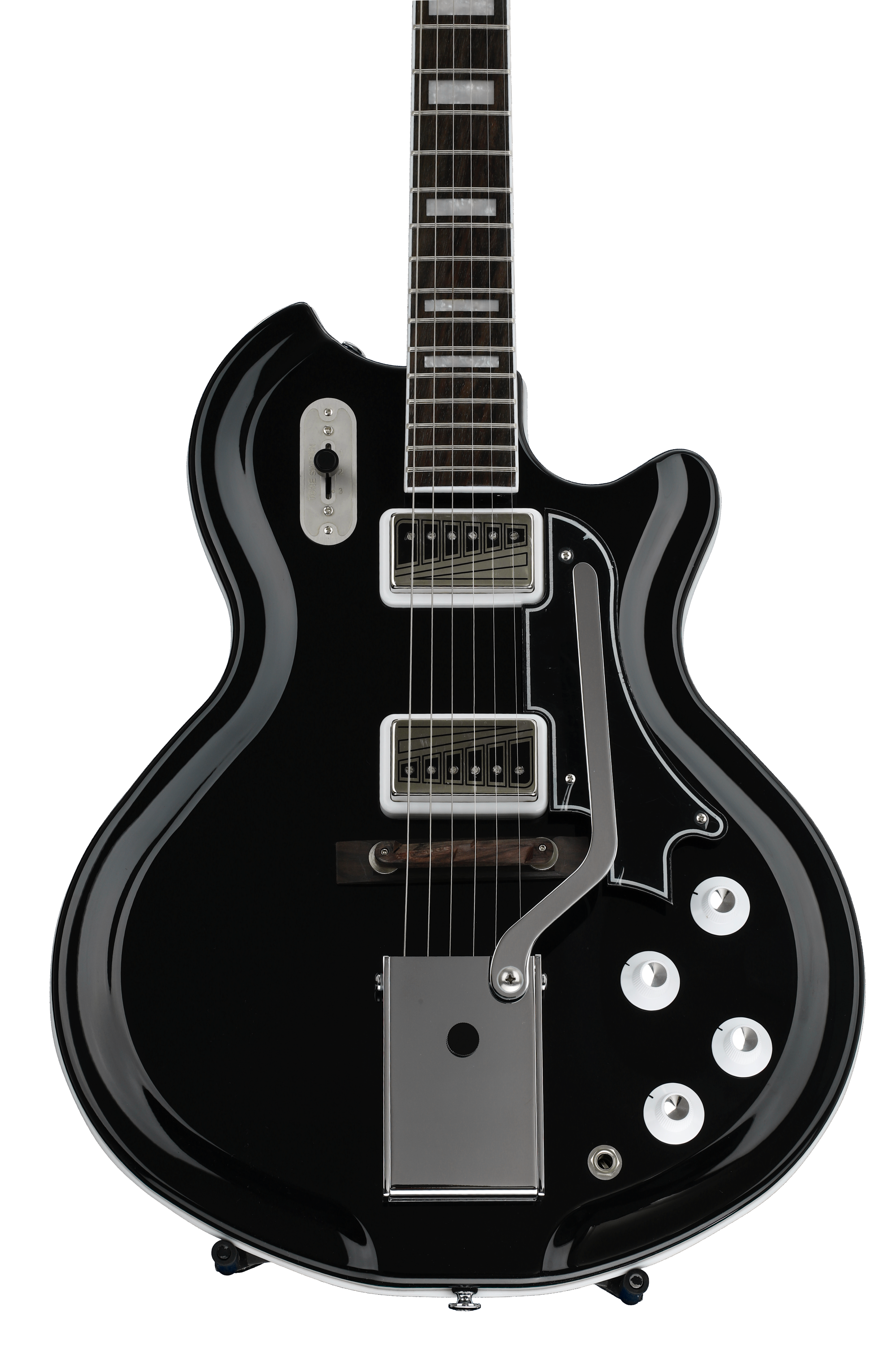 Supro Americana Series Coronado II Vibrato - Jet Black