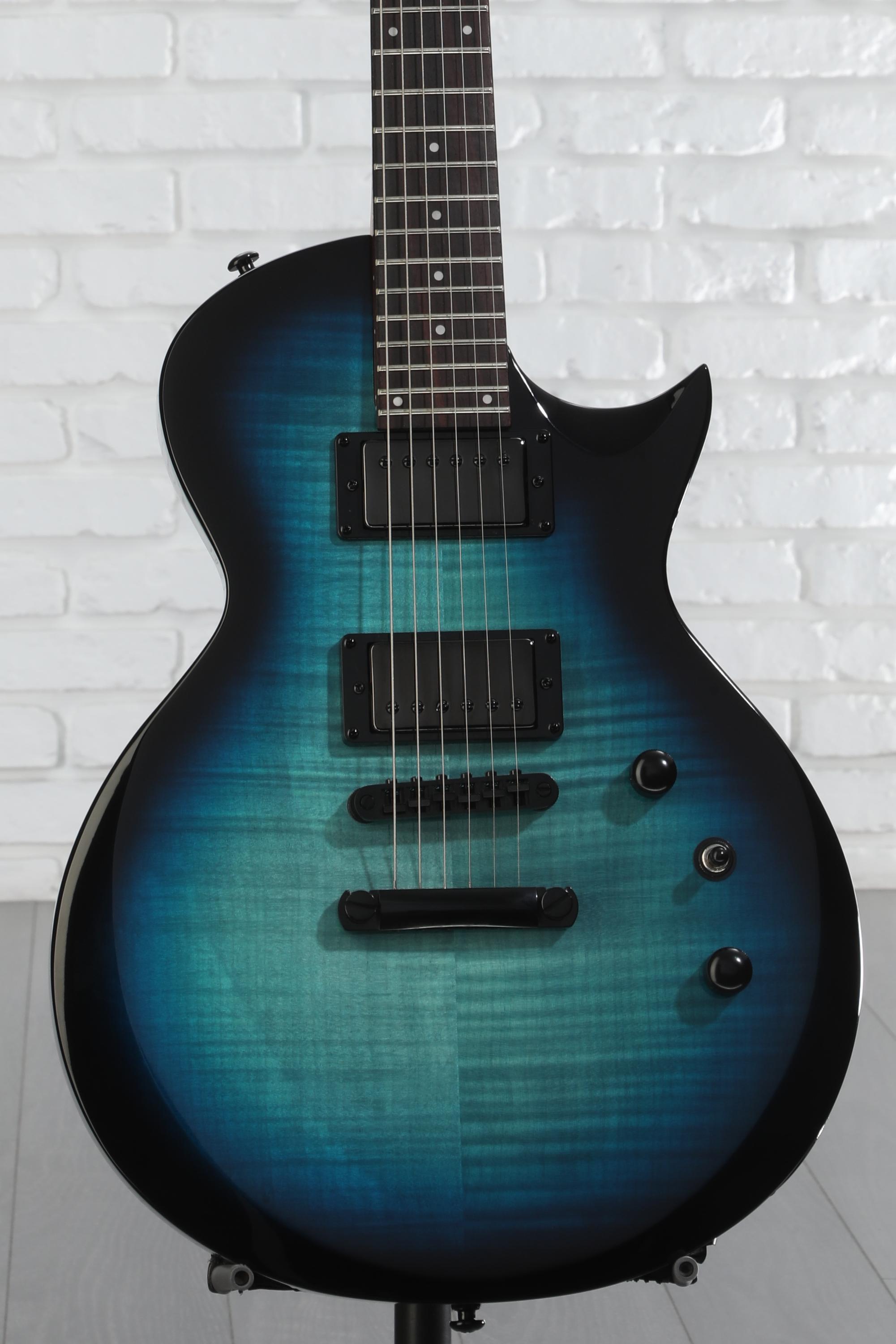 ESP LTD EC-200DX Electric Guitar - Blue Burst | Sweetwater