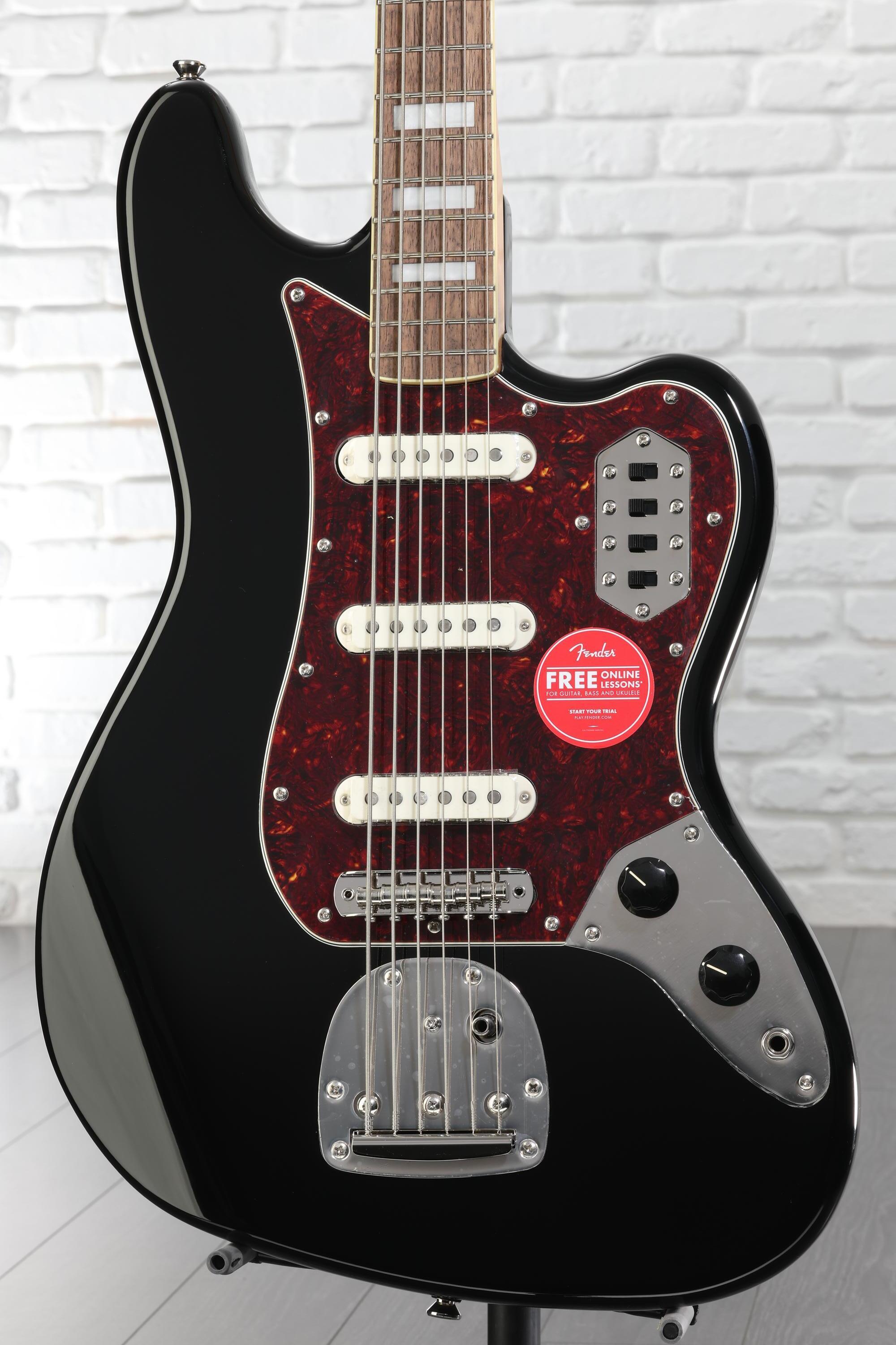 Squier Classic Vibe Bass VI Guitar - Black Reviews | Sweetwater