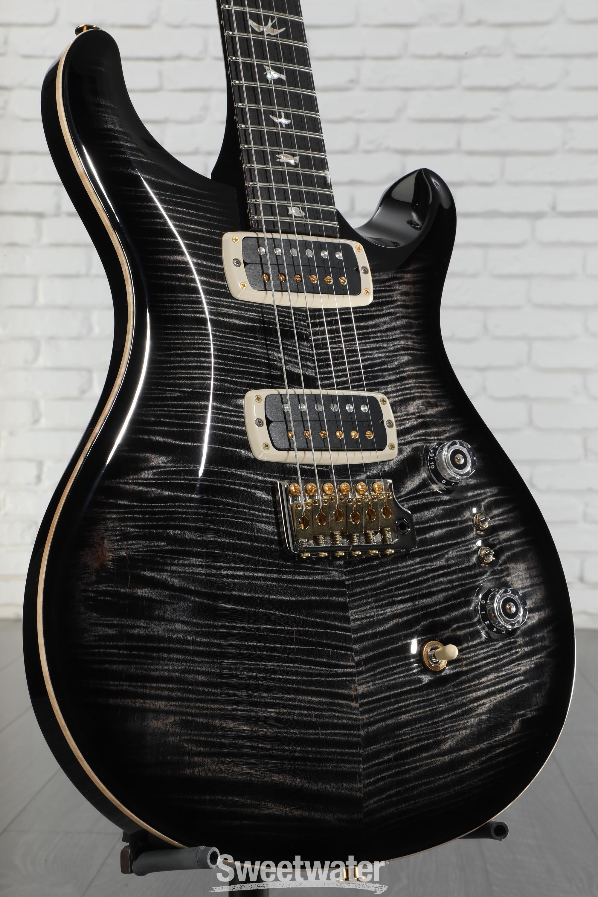 ギター PRS Custom 24-08 10top charcoal burst PRS Custom 24-08 Electric Guitar - Charcoal Burst 10-Top