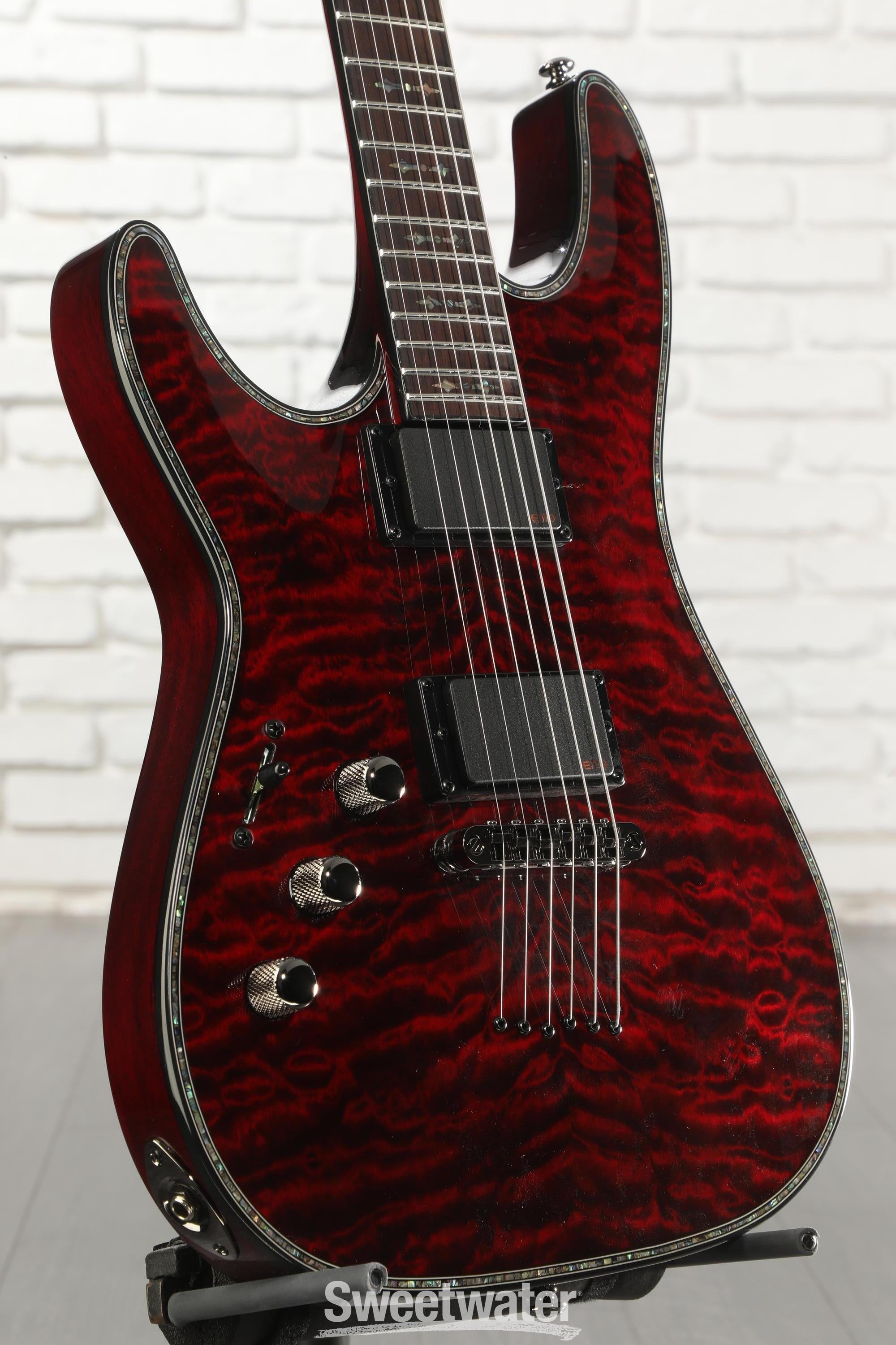Photo of Schecter Hellraiser C-1 Left-handed - Black Cherry