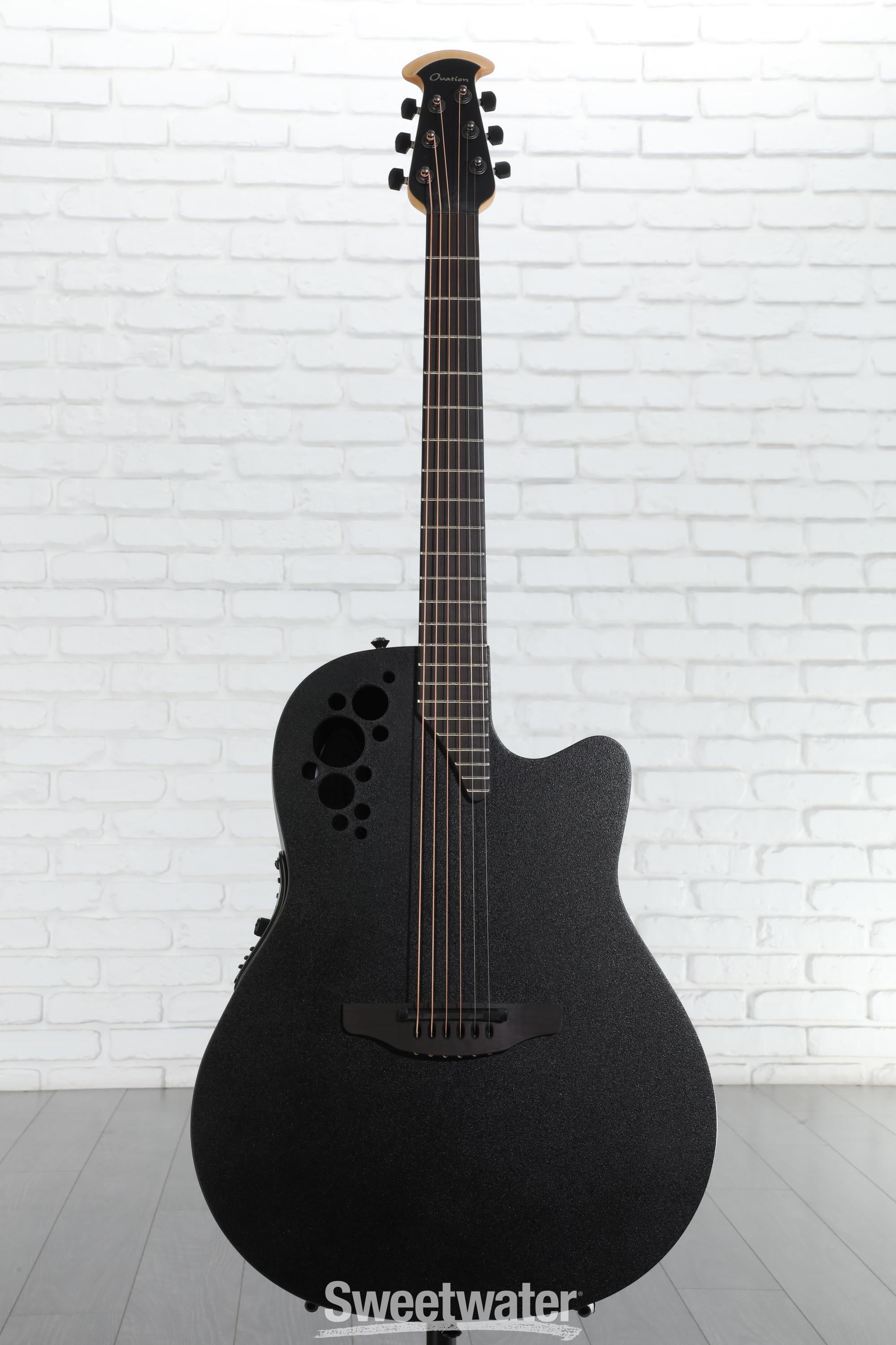Ovation Mod TX Mid Acoustic-Electric Guitar - Black Textured