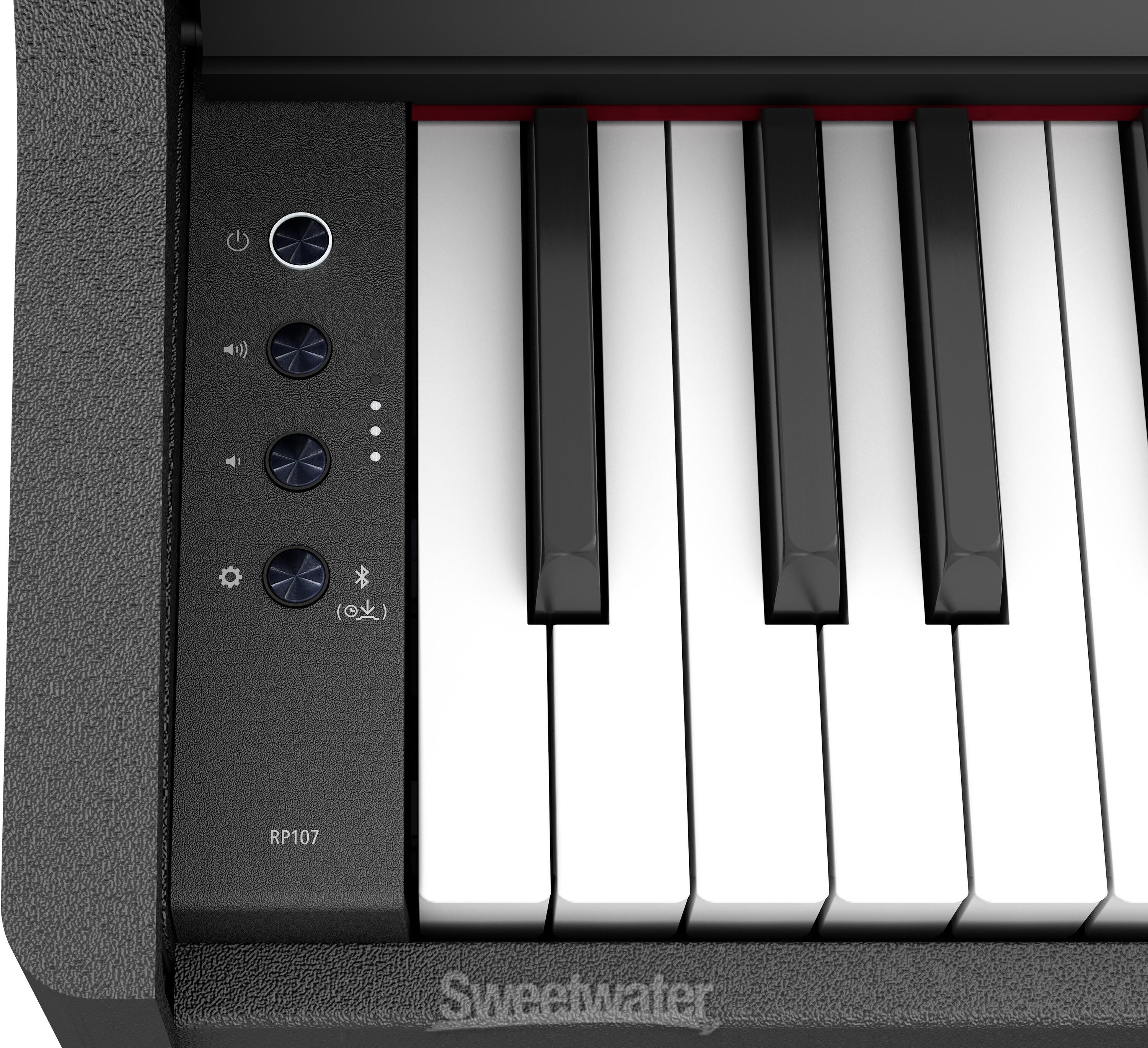 Roland RP107 Digital Upright Piano - Black