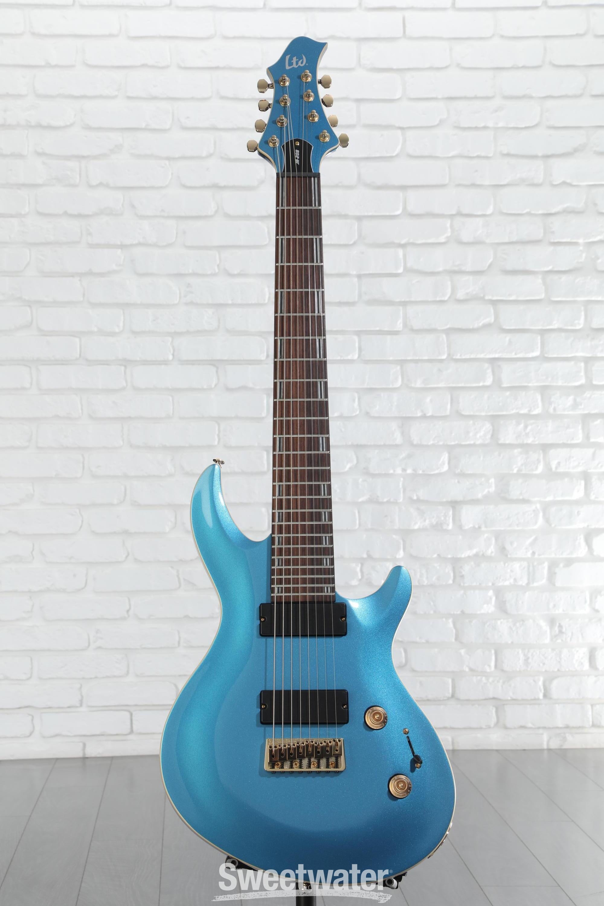 ESP LTD Javier Reyes JR-208 - Pelham Blue Reviews | Sweetwater