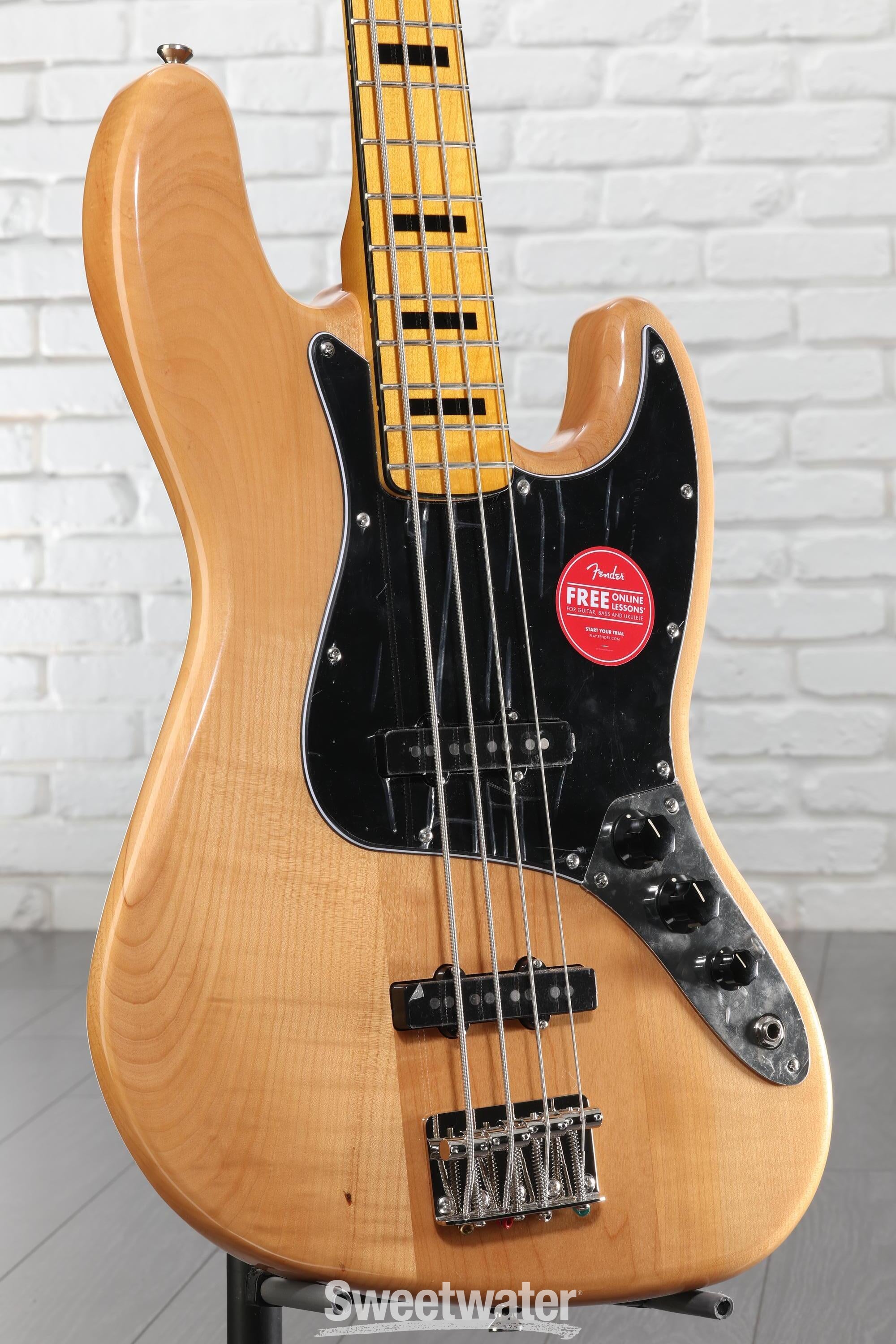 Squier Classic Vibe '70s Jazz Bass - Natural | Sweetwater