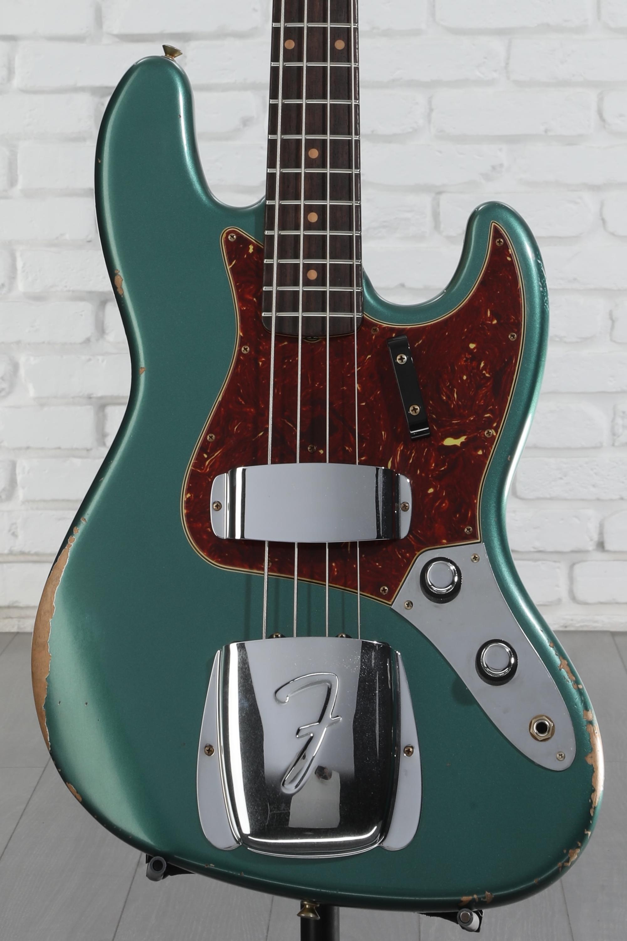 Fender Custom Shop 1962 Jazz Bass Relic - Aged Sherwood