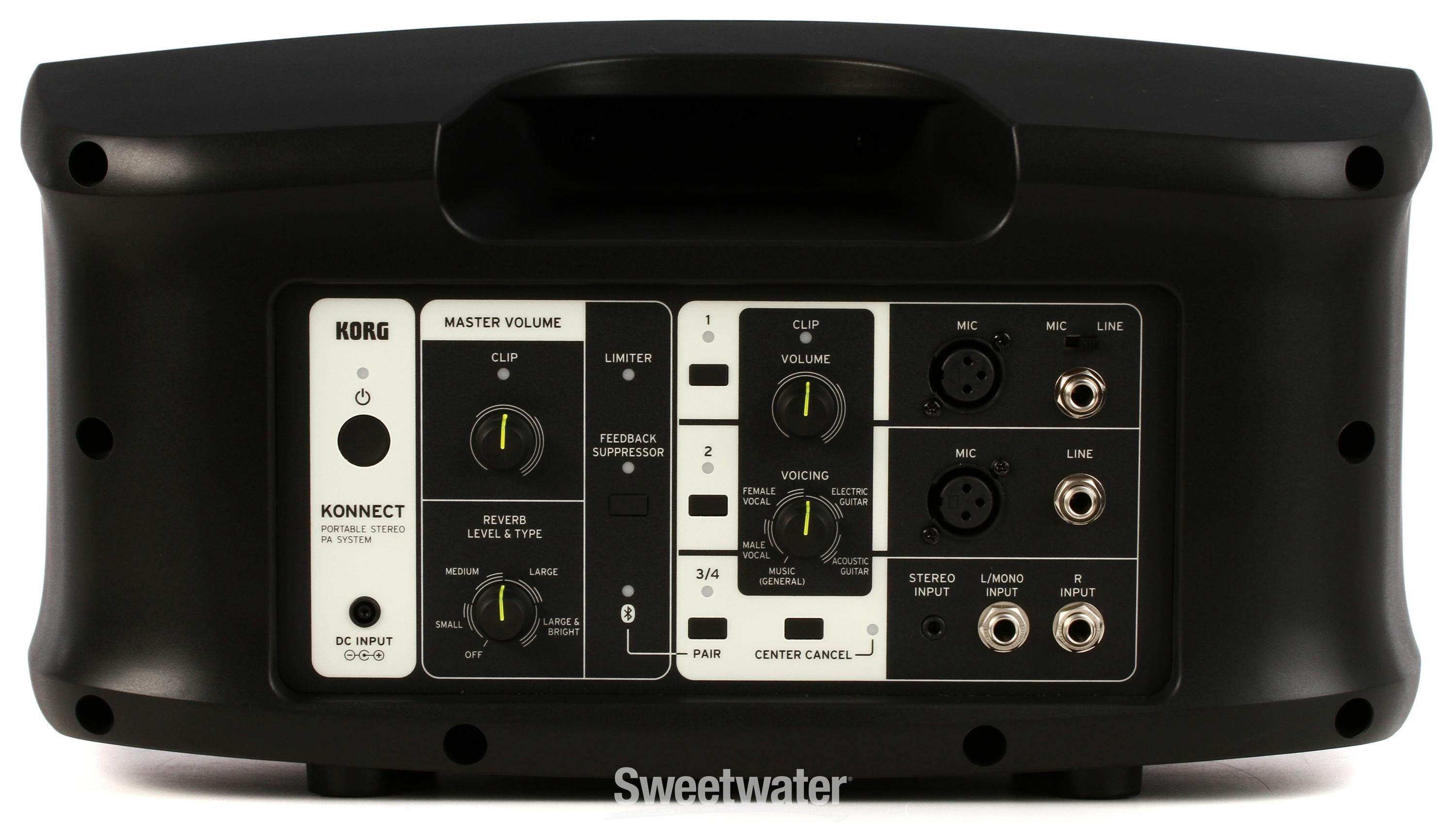Korg KONNECT Portable Stereo PA System with Bluetooth | Sweetwater