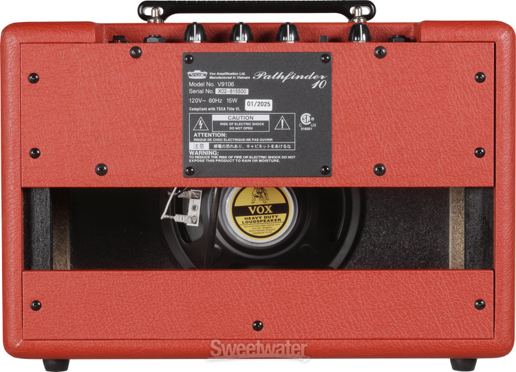 Vox Pathfinder 10 Guitar Combo Amp - Limited-edition Red | Sweetwater