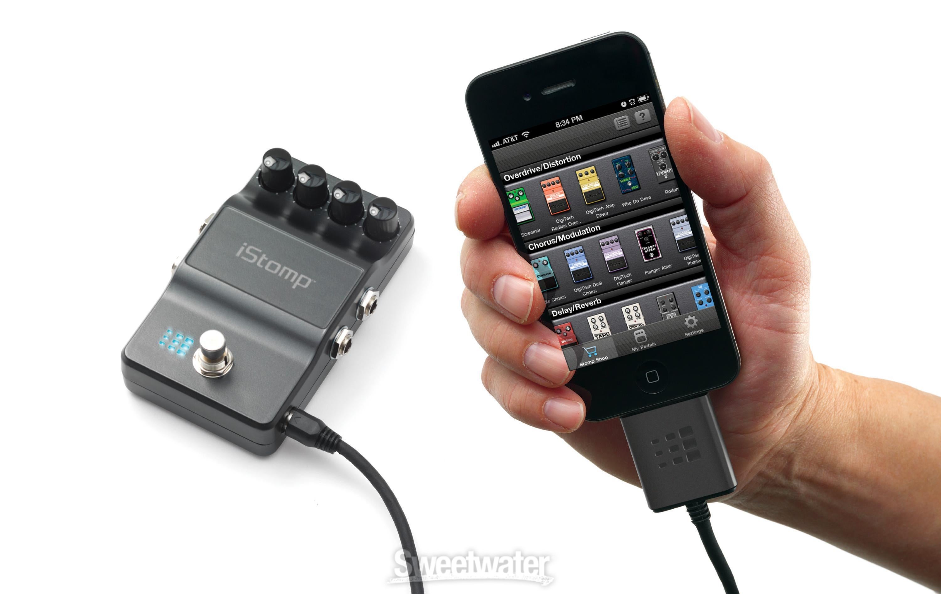 ギター Digitech iStomp DigiTech iStomp Downloadable Guitar Effects Pedal | zZounds