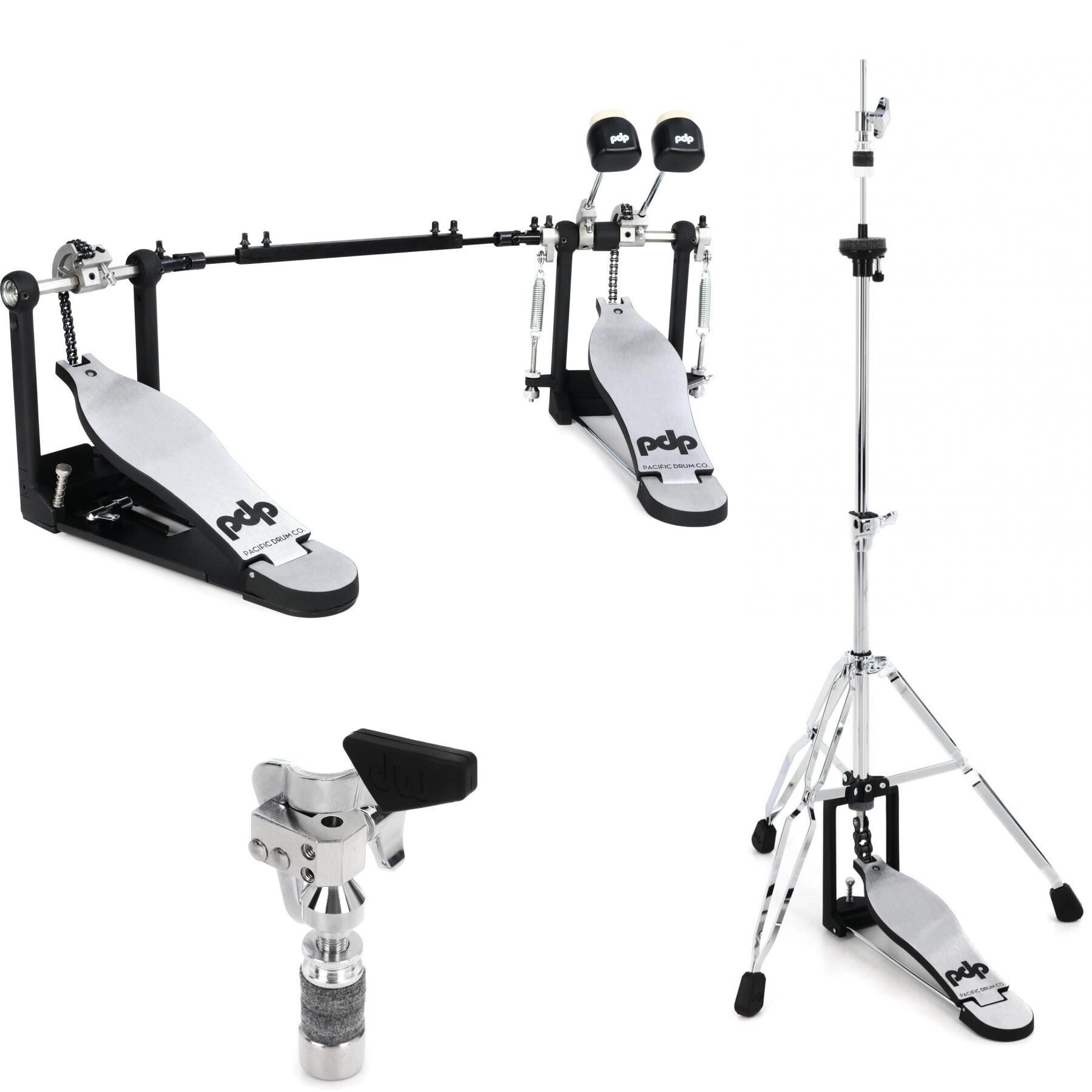 PDP PDDP712 700 Series Double Bass Drum Pedal | Sweetwater
