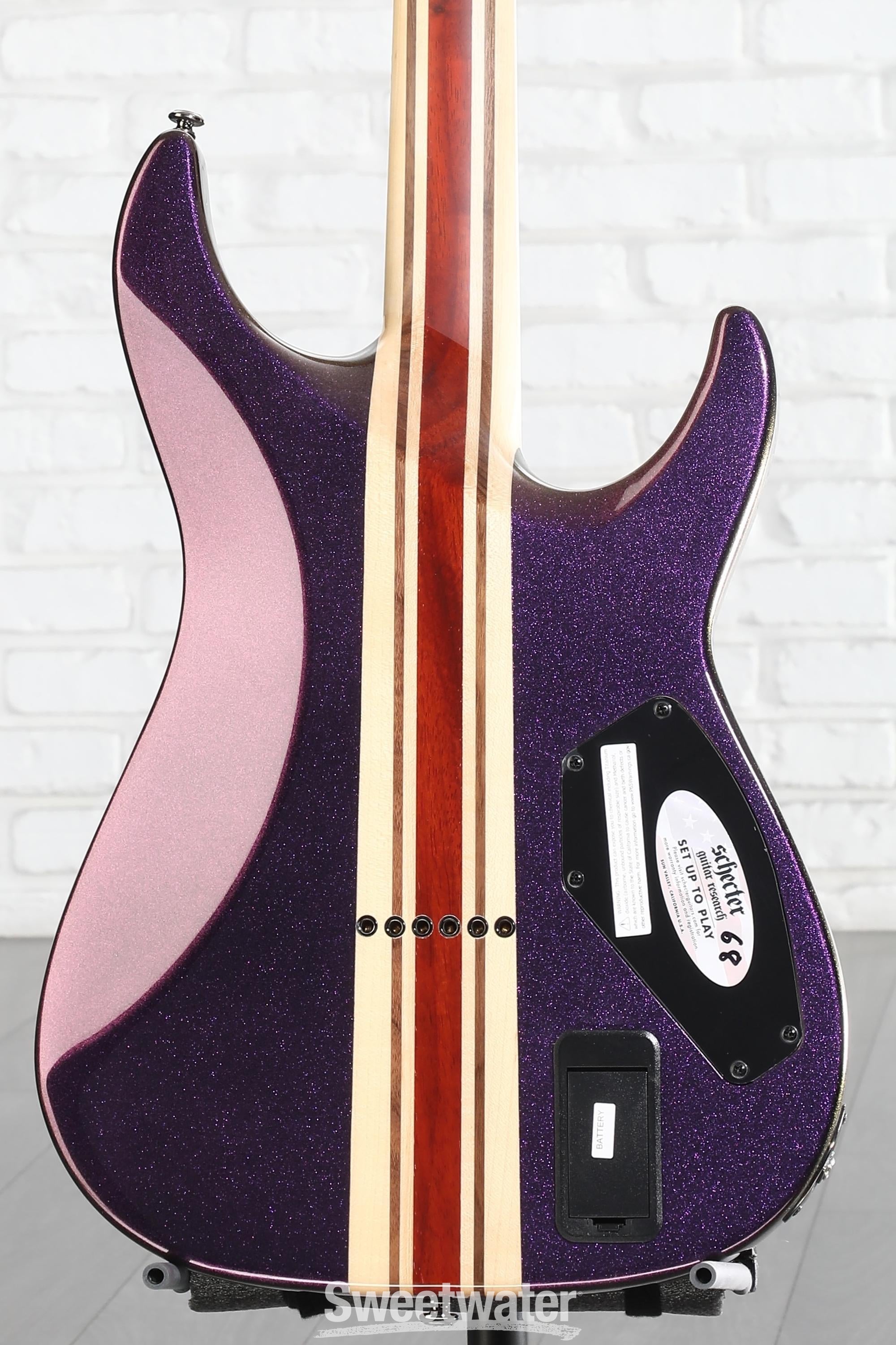 Schecter C-1 SLS Hollywood Left-handed Electric Guitar - Supernova