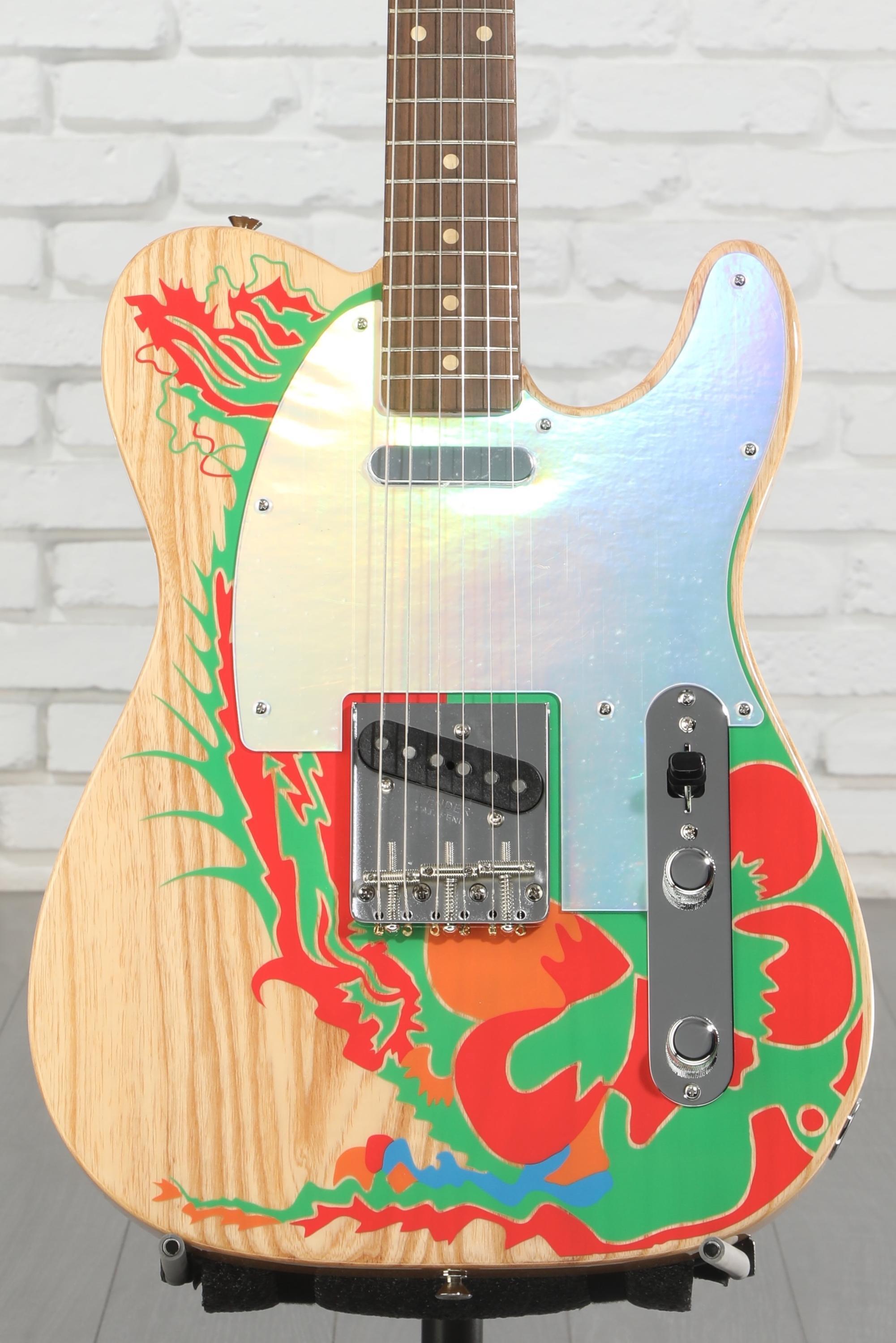 Fender Jimmy Page Telecaster - Natural with Artwork | Sweetwater