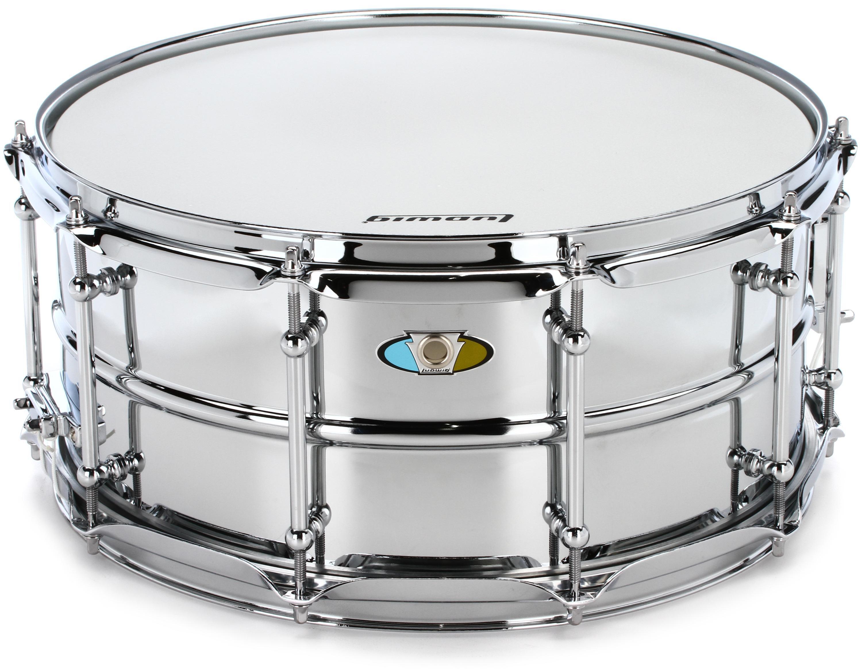 Ludwig Supralite Snare Drum - 6.5 x 14 inch Reviews | Sweetwater