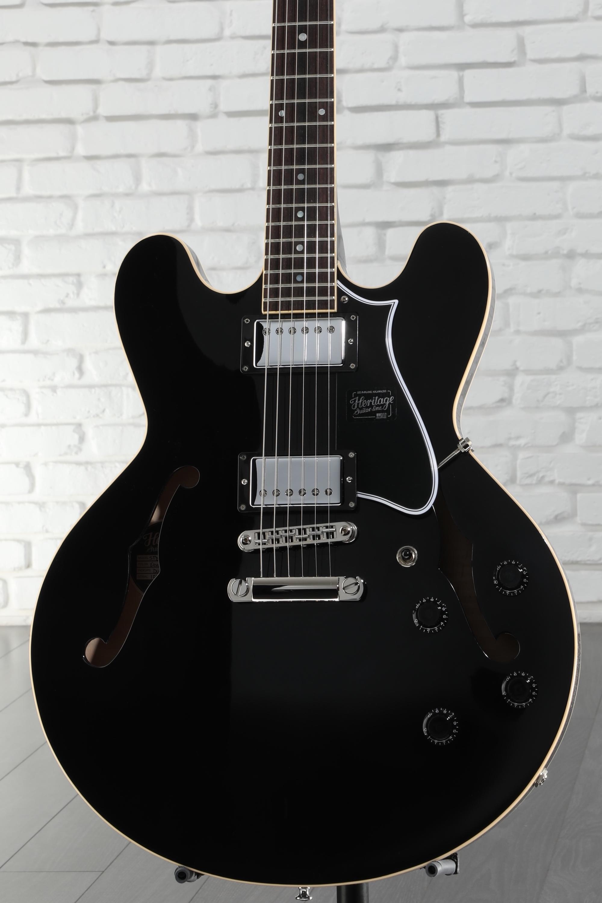 Heritage H-535 Ebony セミアコ USA製 Standard Collection H-535 Electric Guitar with Case, Ebony