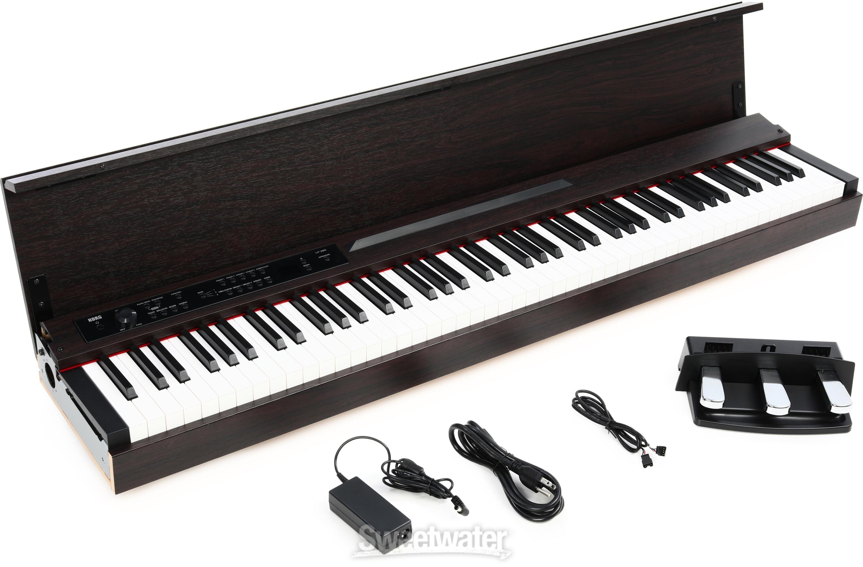 Korg LP-380-U Digital Home Piano - Rosewood Finish | Sweetwater