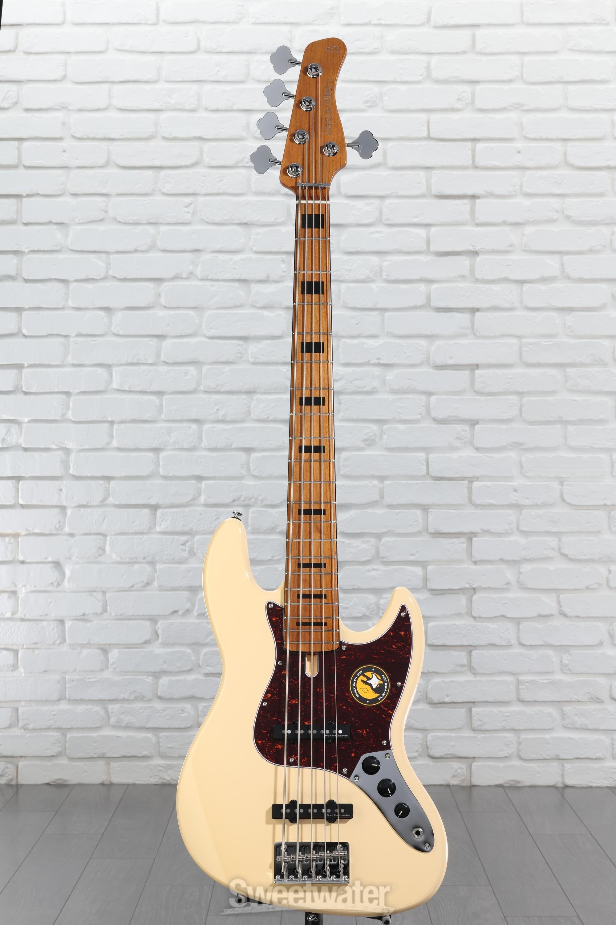 Sire Marcus Miller V5 Alder 5-string Bass Guitar - Vintage White