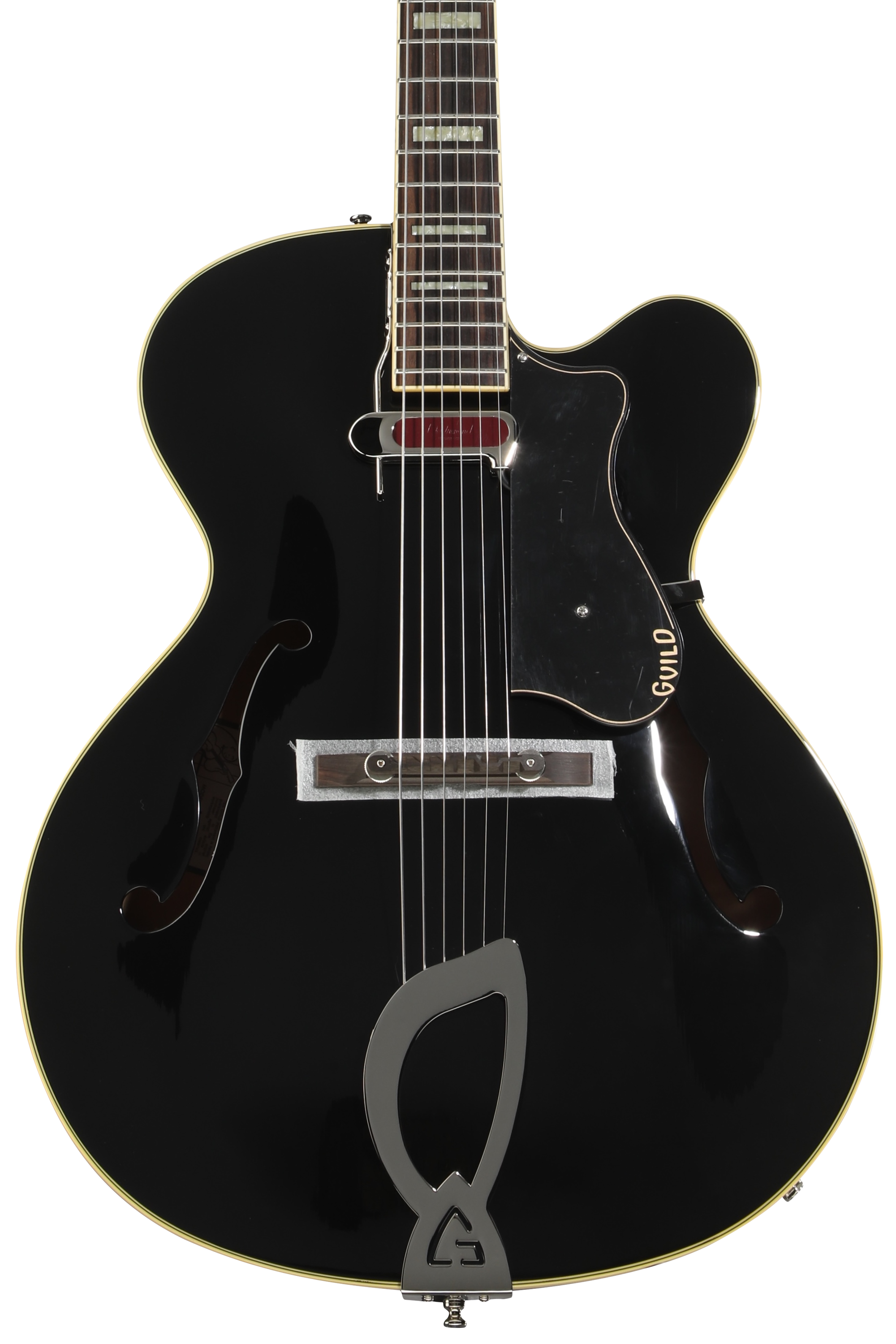 Guild A-150 Savoy Electric Guitar - Black | Sweetwater