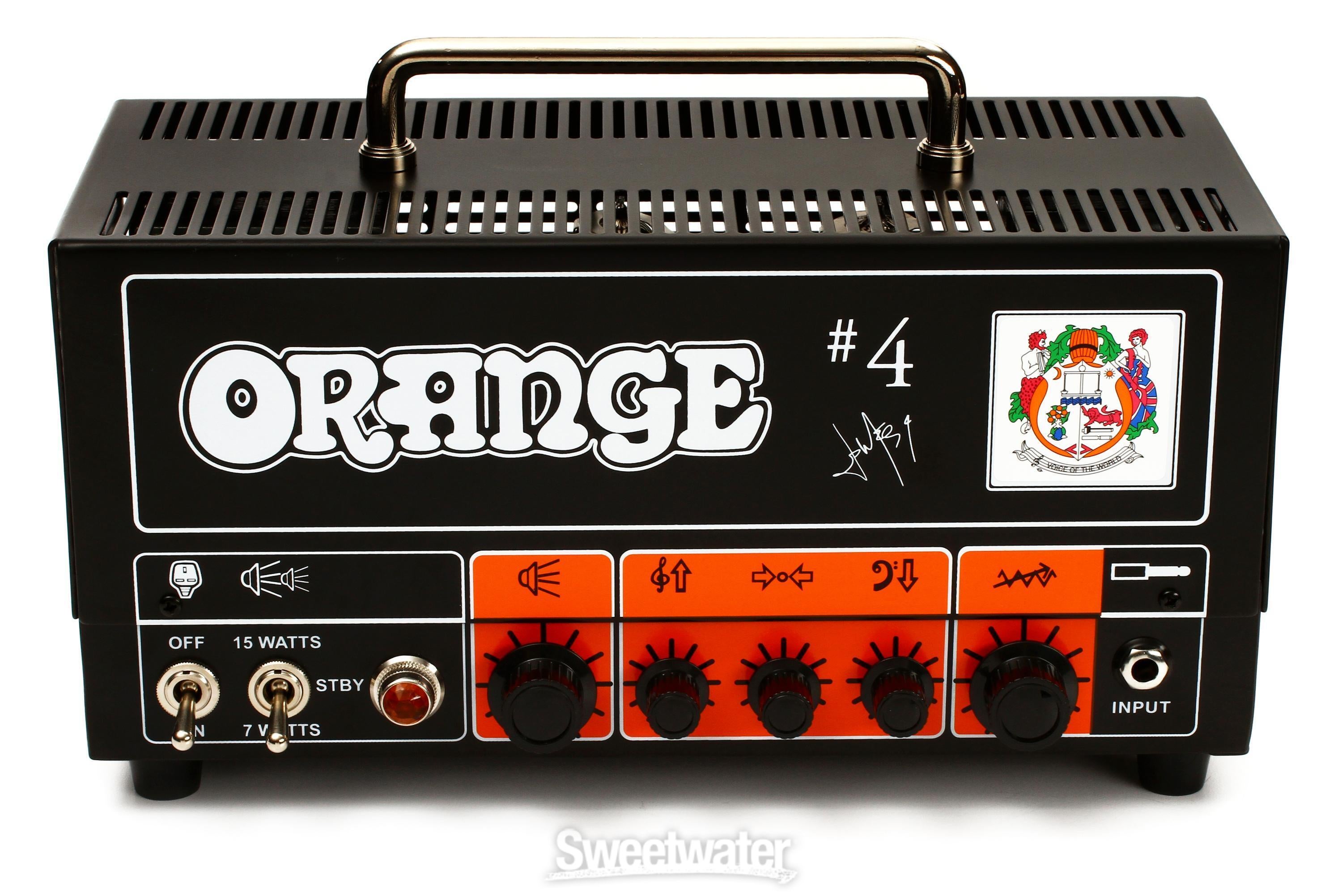 Orange Signature #4 Jim Root Terror  watt Hi Gain Tube Head