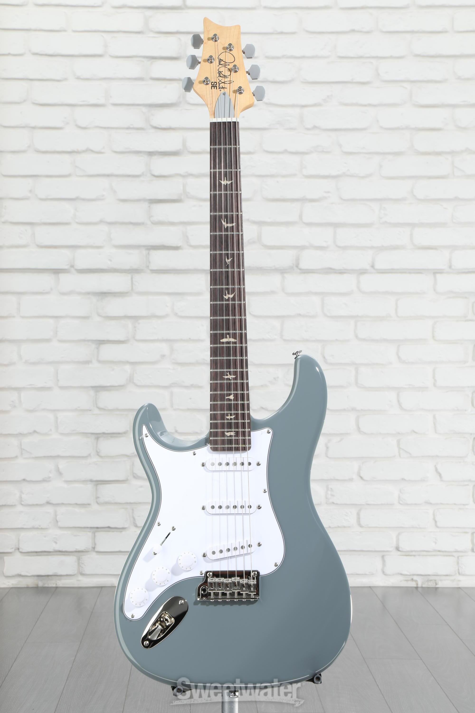 美品 2024年製 左利き用 PRS SE Silver Sky Lefty PRS SE Silver Sky Left-handed Electric Guitar - Piano Black