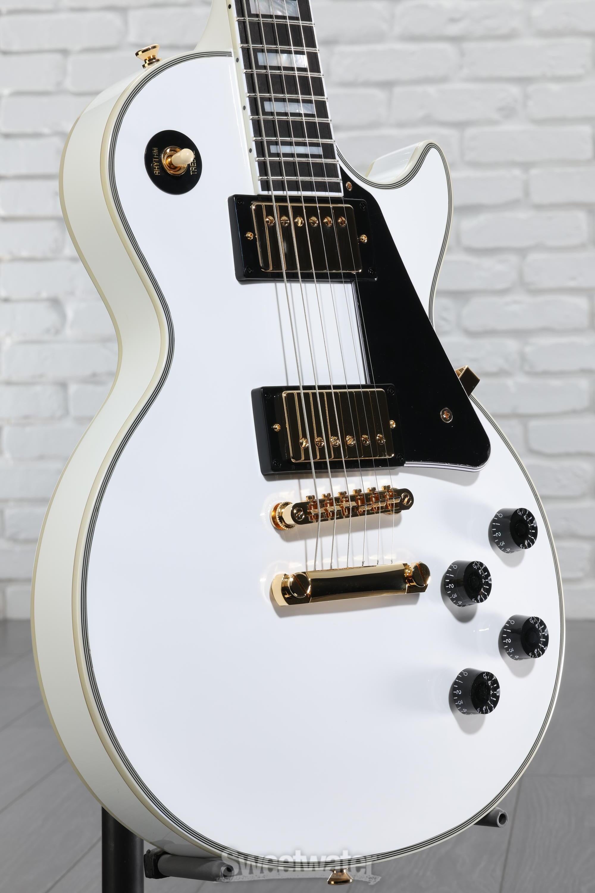 ギター epiphone les paul custom white Epiphone Les Paul Custom Alpine White Guitar 0206 | Danville