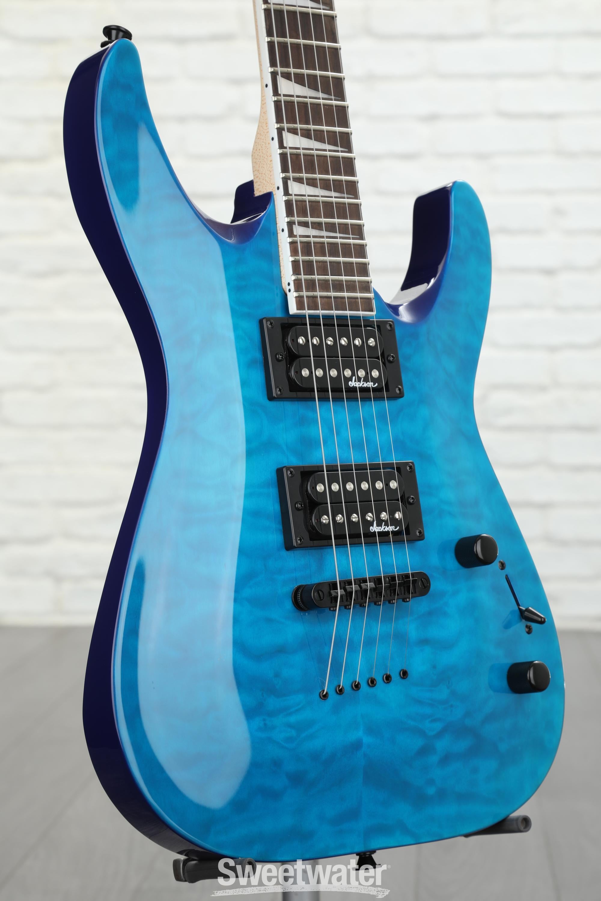 【10406】 JACKSON / JS32 Dinky Blue Amazon.com: Jackson JS Series Dinky Arch Top JS32 DKA