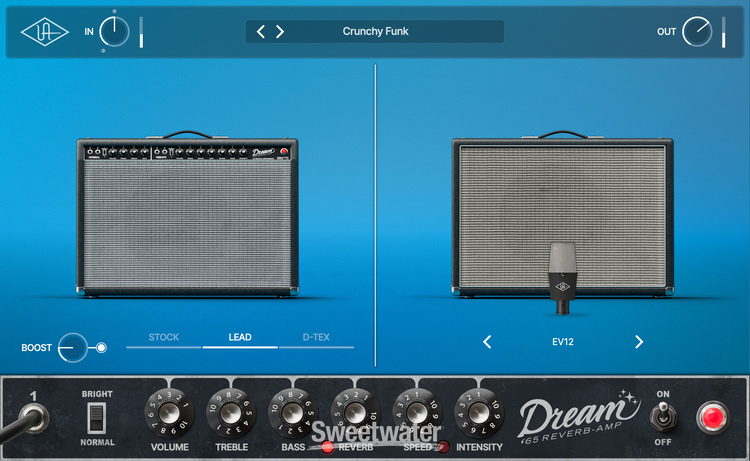 Universal Audio UAD Dream '65 Reverb Amplifier Plug-in Universal Audio UAD Dream '65 Reverb Amplifier Plug-in