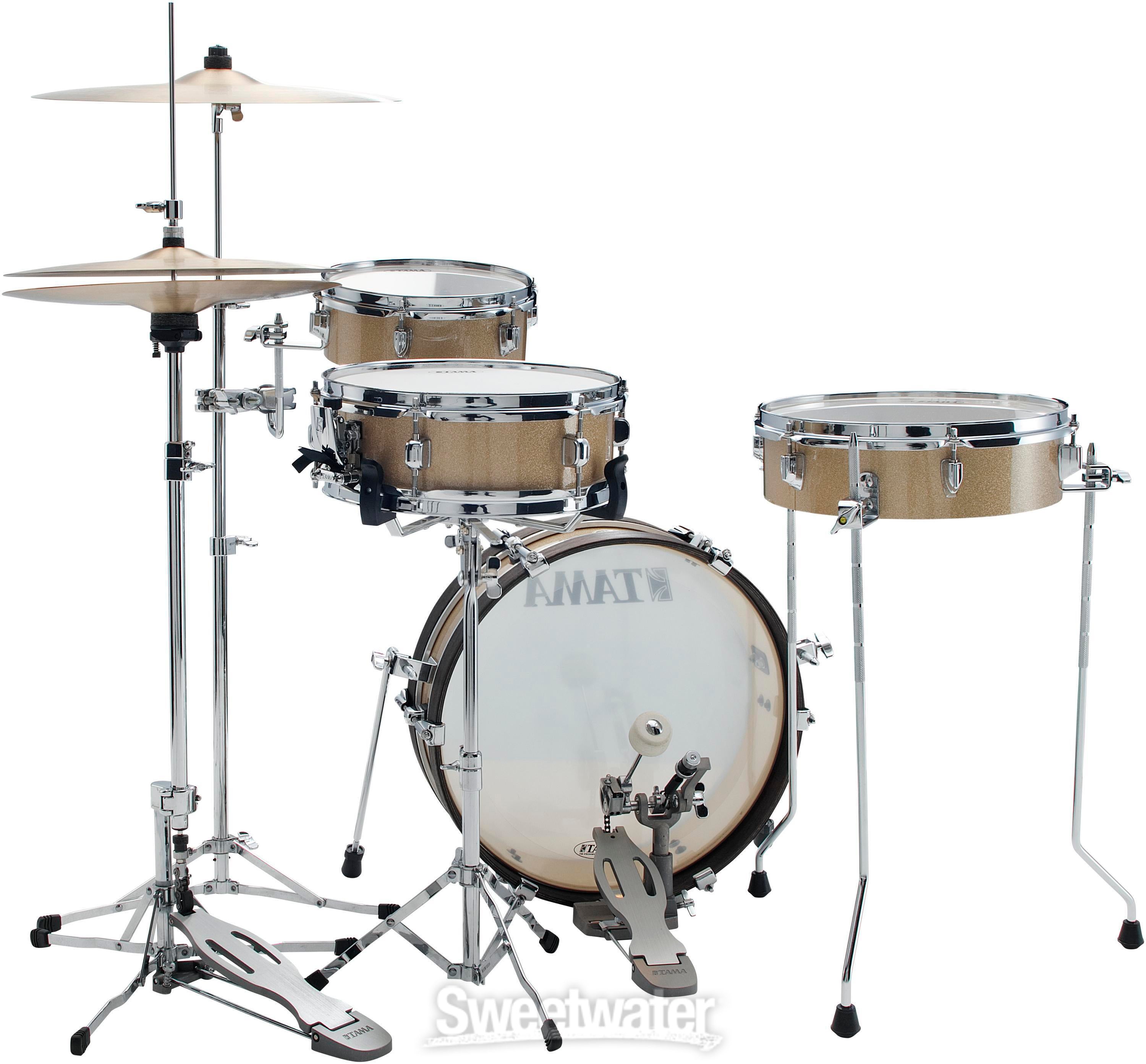 Tama Club-JAM Pancake LJK48P 4-piece Shell Pack with Snare Drum
