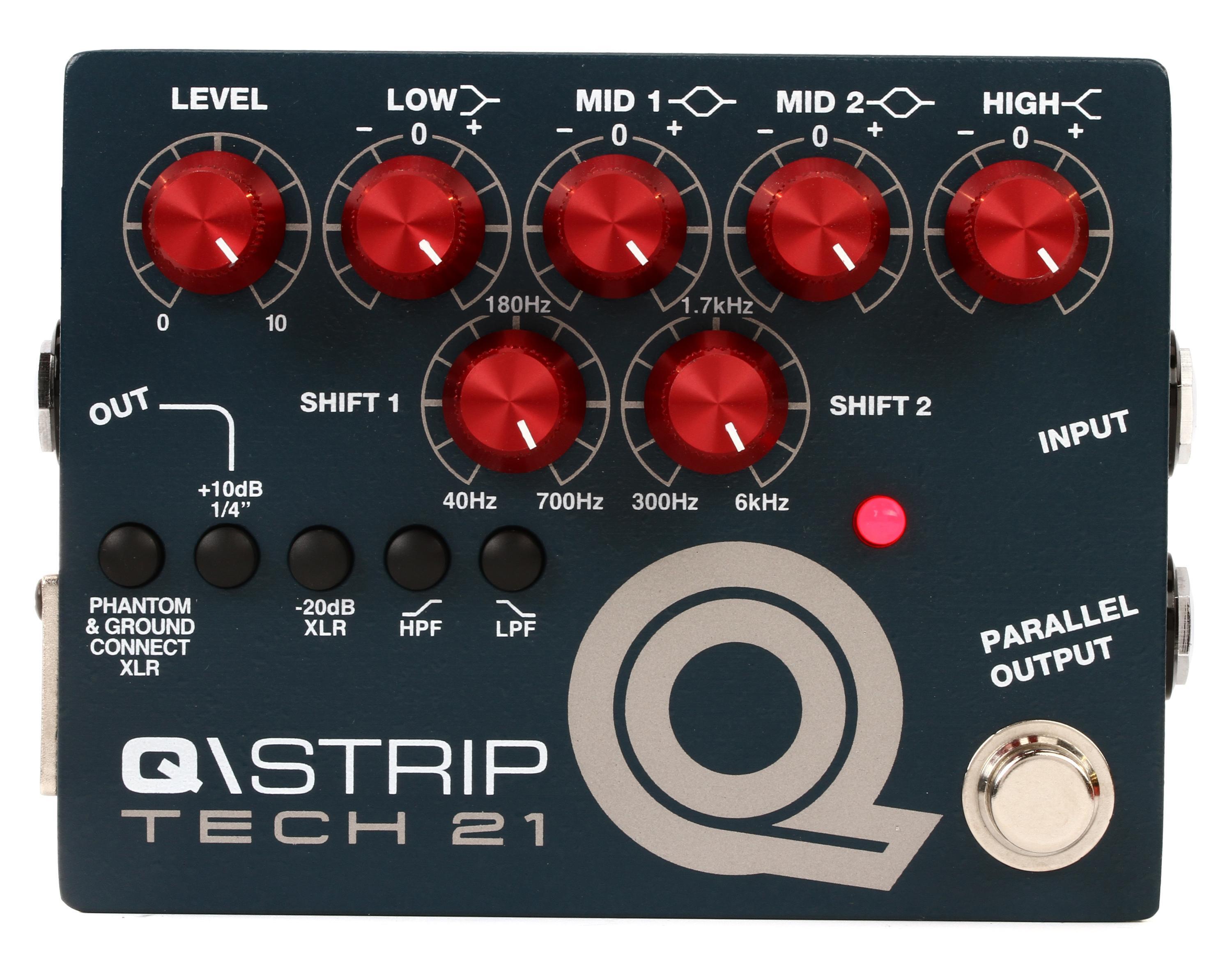 Tech 21 Q-Strip EQ and Preamp Pedal | Sweetwater