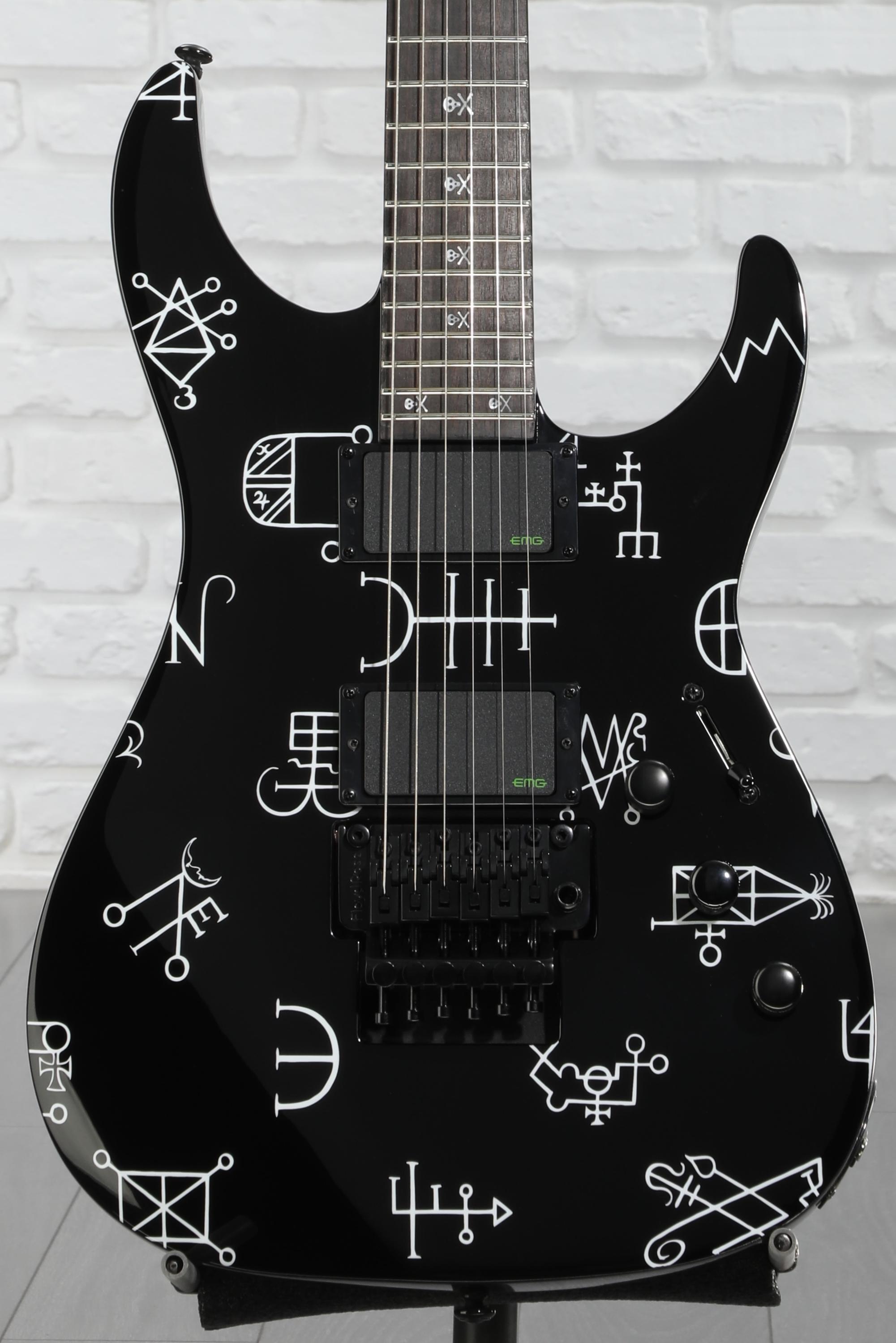 ESP LTD Kirk Hammett Signature Demonology - Black | Sweetwater