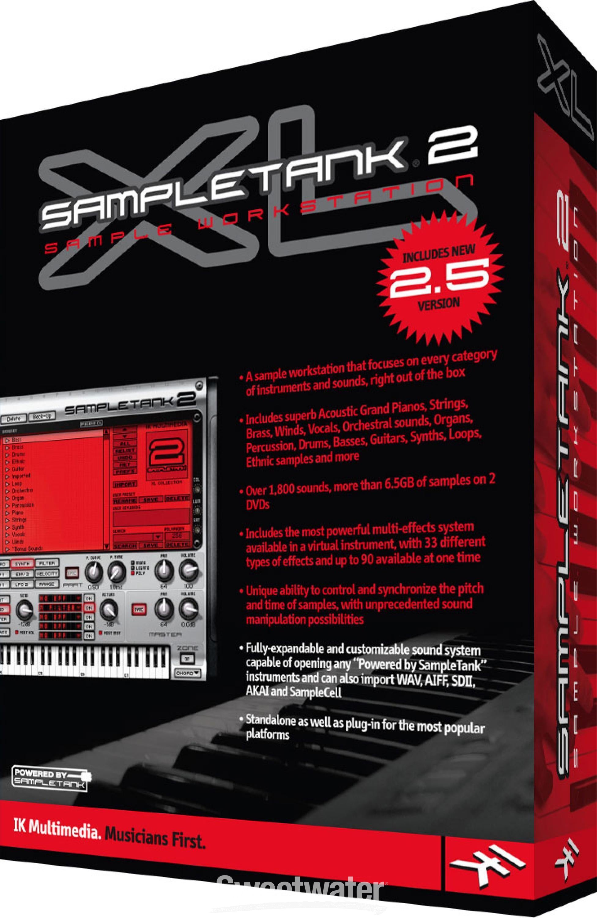 IK Multimedia SampleTank 2.5 XL | Sweetwater