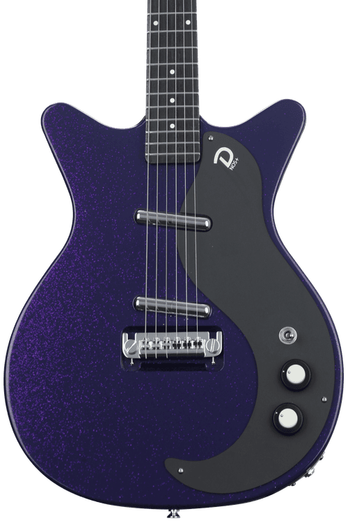Danelectro Blackout 59 Electric Guitar - Purple Metal Flake