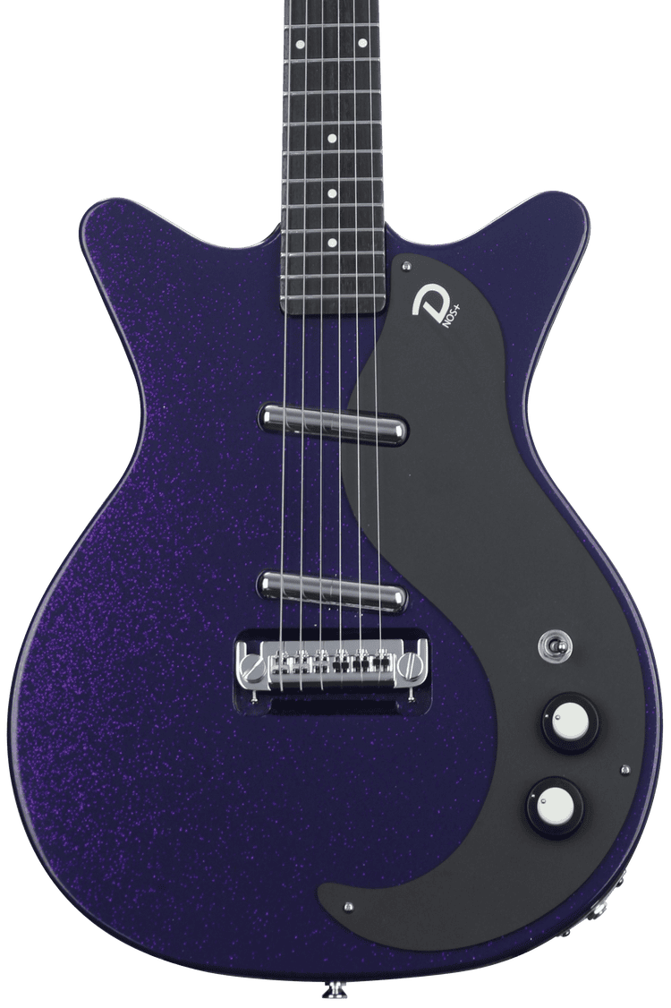 Danelectro Blackout 59 Electric Guitar - Purple Metal Flake