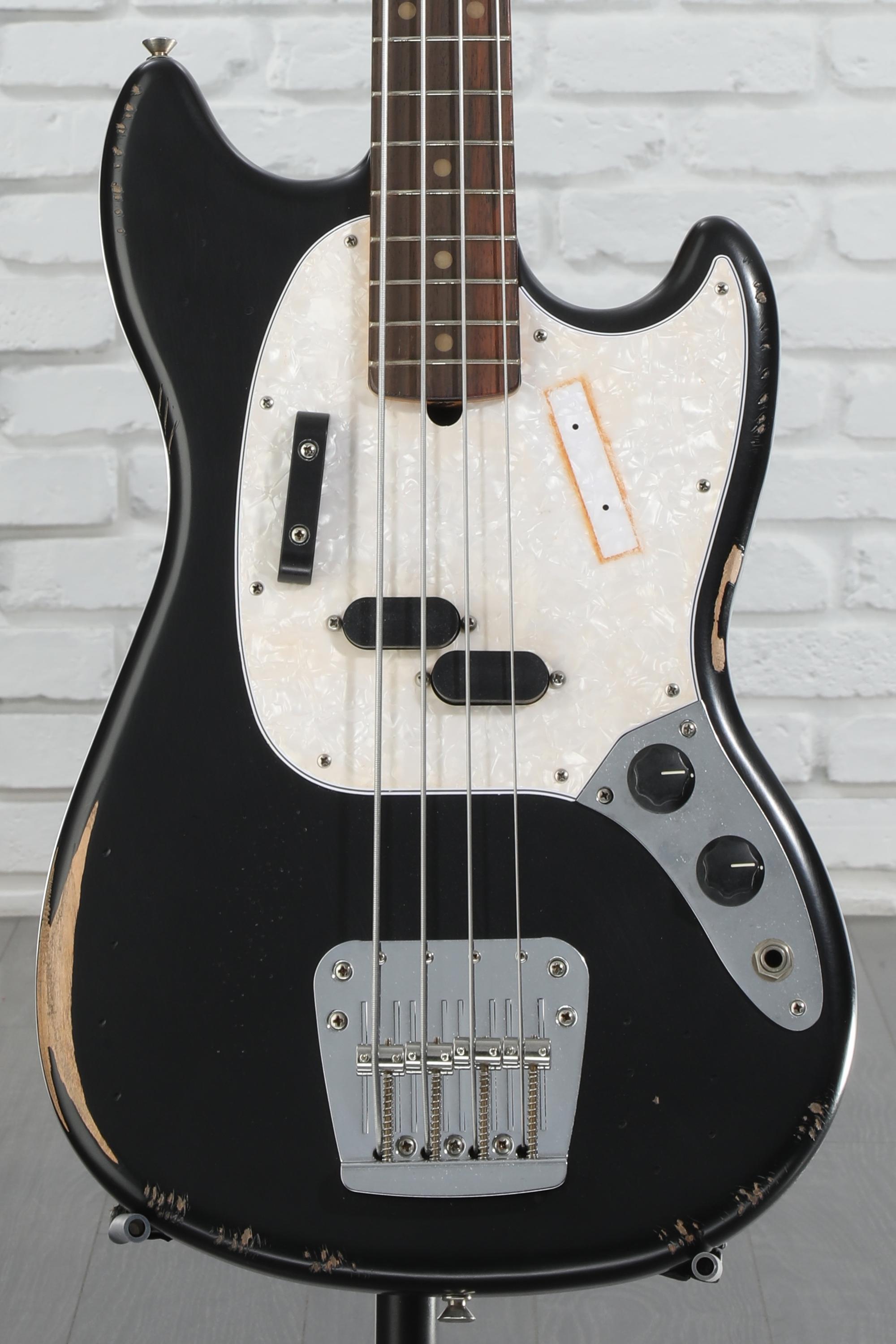 誕生日プレゼント Road JMJ Fender Worn Sweetwater | Black - Bass Mustang ベース