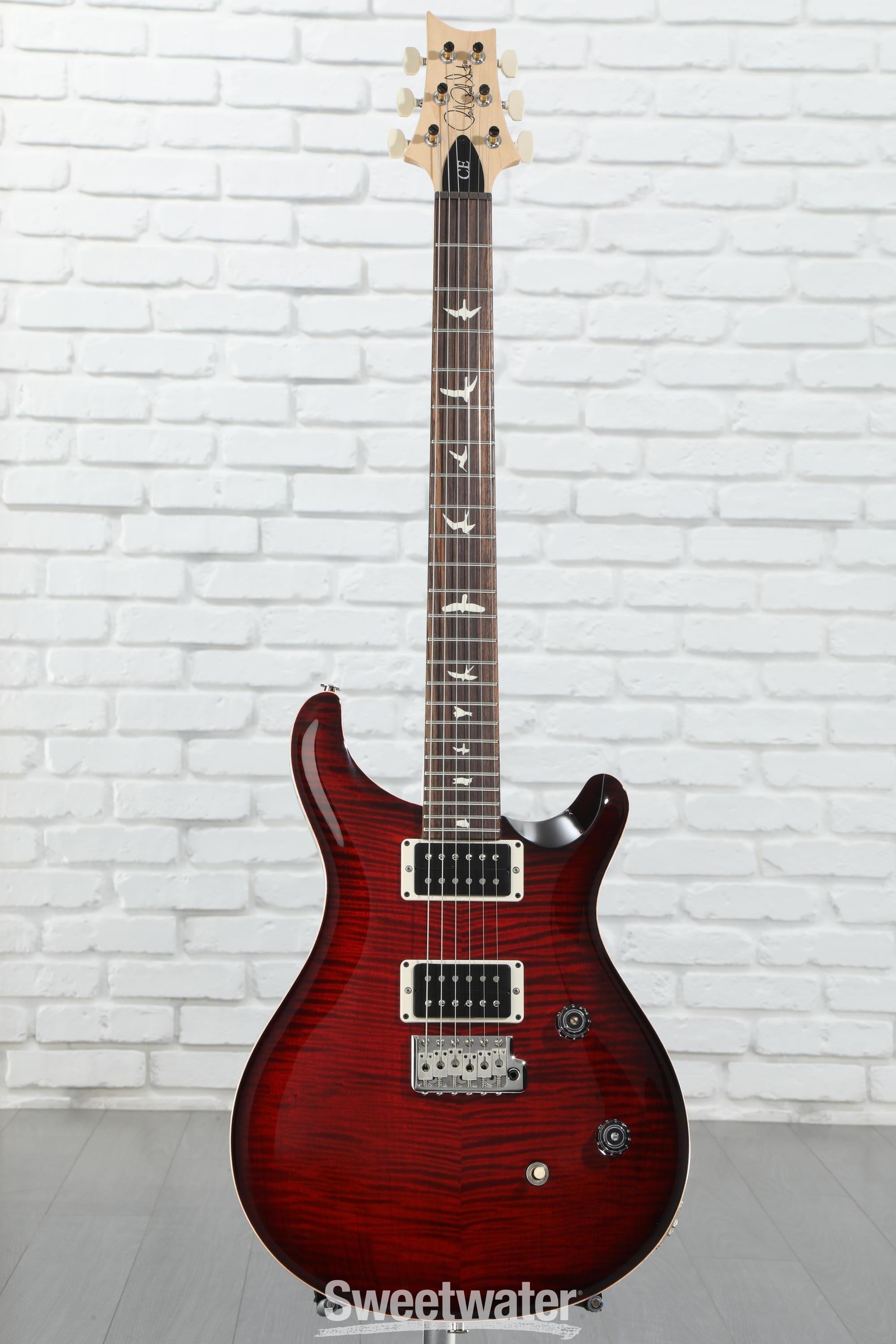 PRS ギター PRS SE Custom 24-08 Quilt Top Charcoal Cherry Burst Electric