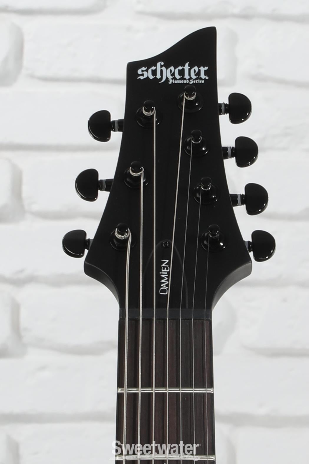 SCHECTER DAMIEN-7 サテンブラック 7弦 Schecter Damien-7 Multiscale 7-string Electric Guitar