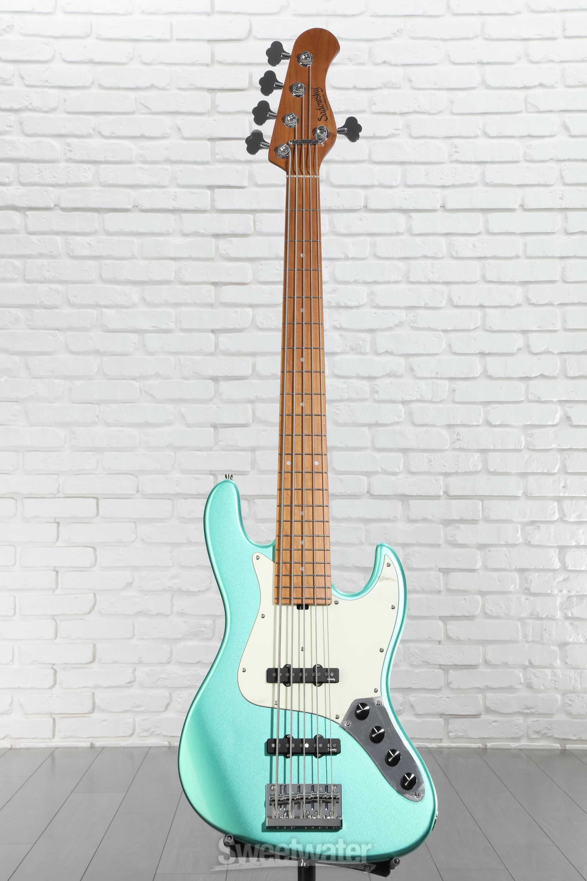 Sadowsky MetroExpress 21-fret Vintage JJ Bass, 5-string - Sage