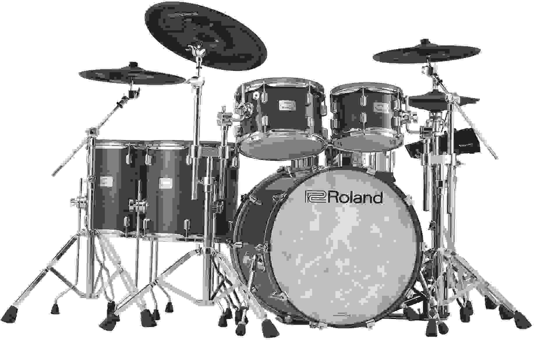 Roland V-Drums Acoustic Design VAD716 Electronic Drum Set - Gloss Ebony